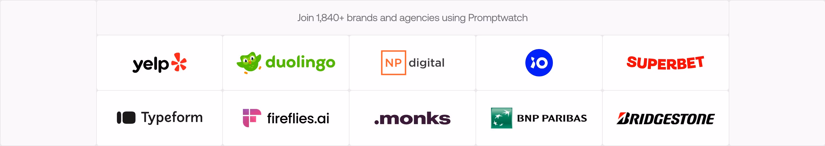 Promptwatch logo cloud design — Data & Analytics