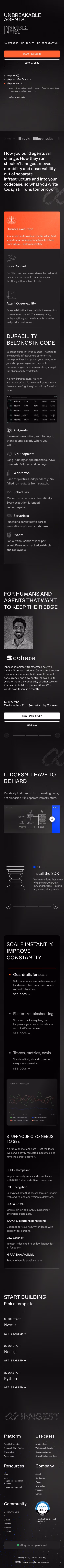 Inngest mobile design — Engineering & Infrastructure
