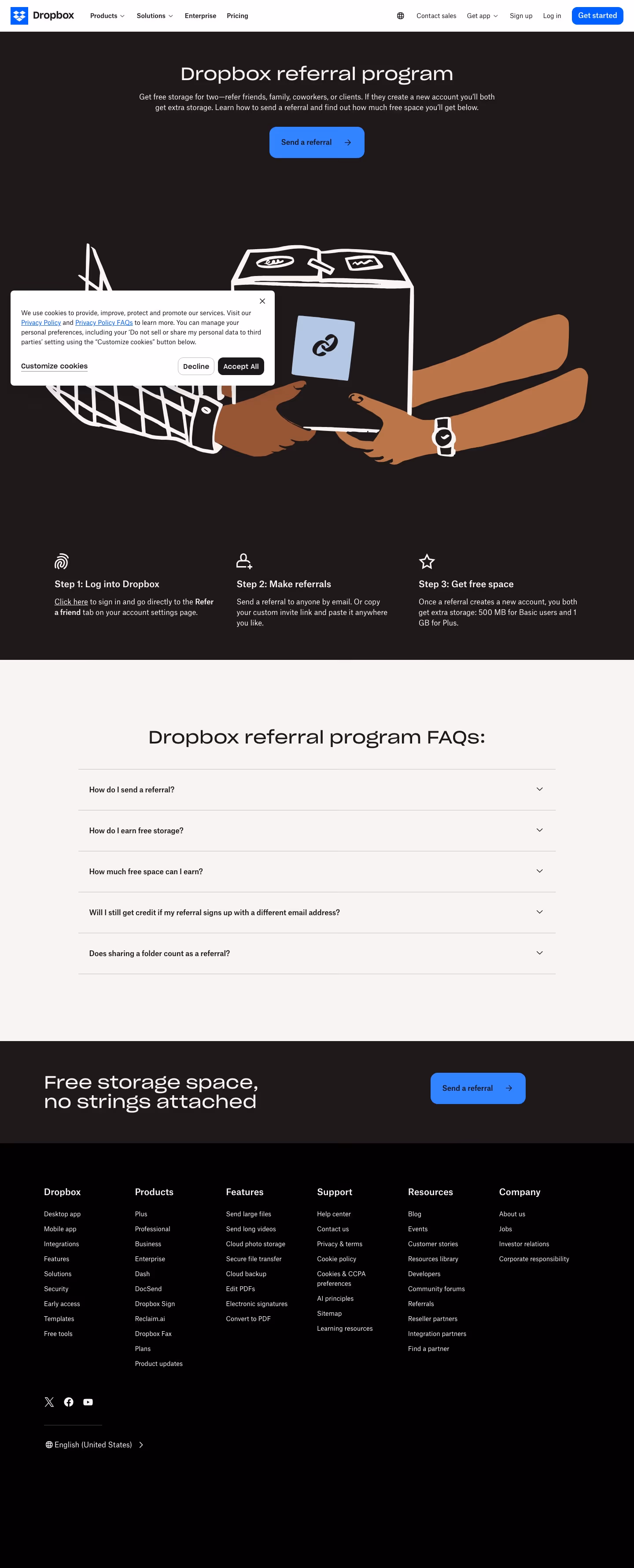 Dropbox affiliate — Productivity & Collaboration