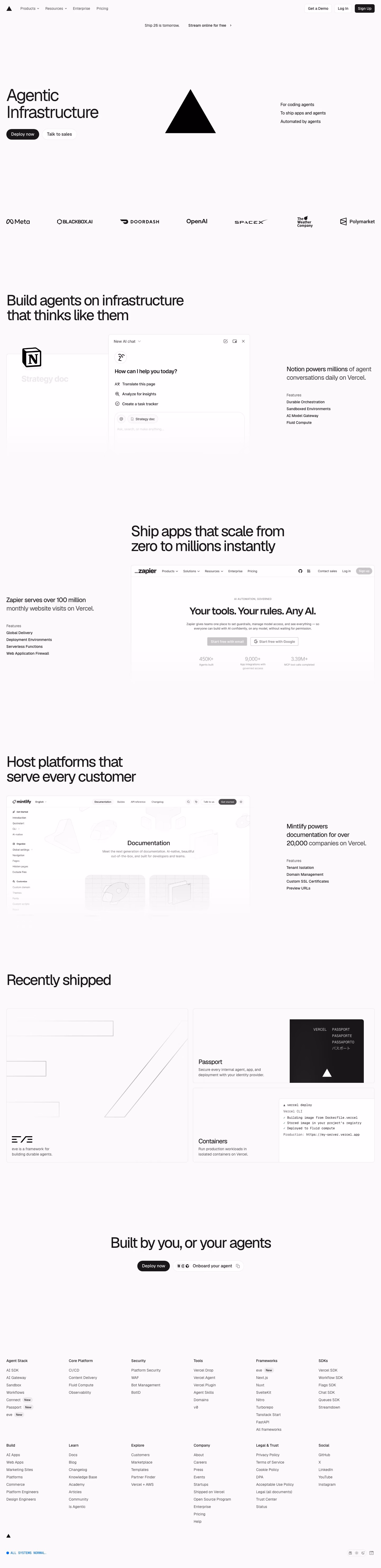 Vercel full landing page screenshot (desktop)