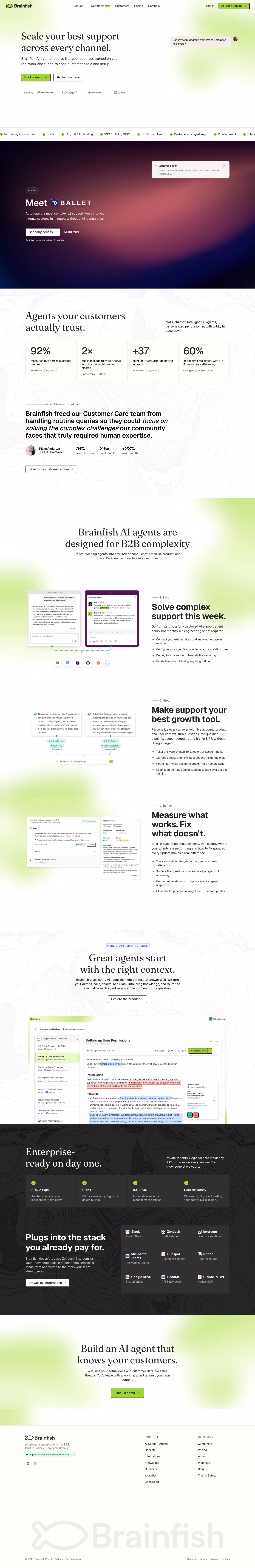 Brainfish full landing page screenshot (desktop)