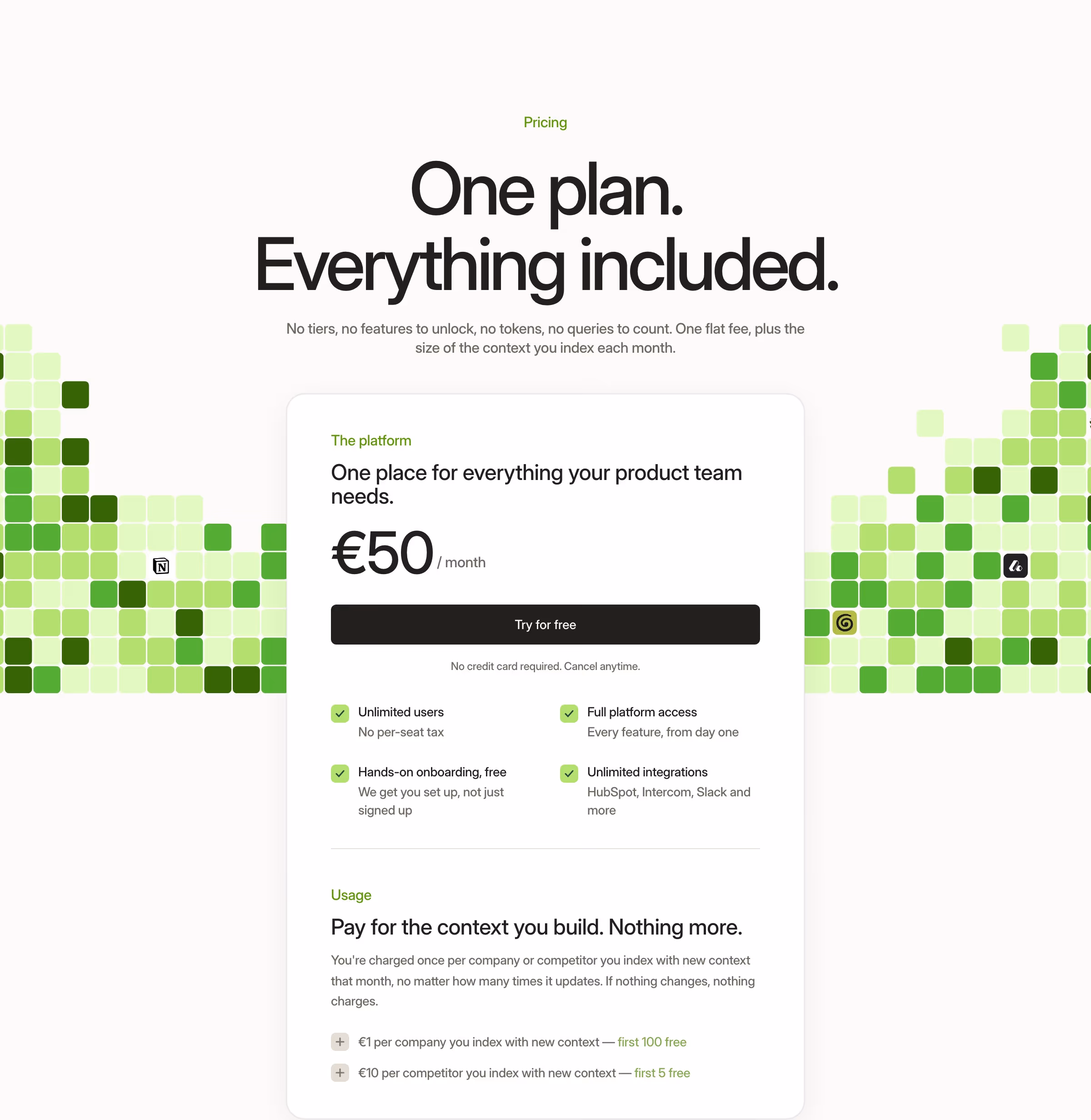Usepropane pricing design — Data & Analytics