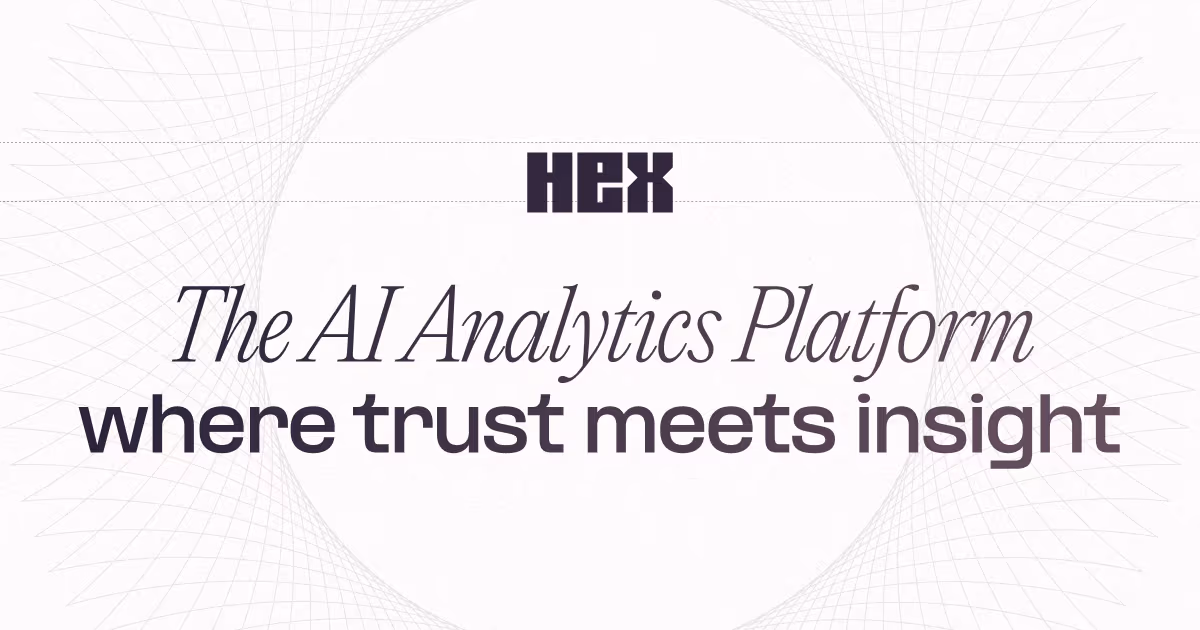 Hex og image design — Data & Analytics