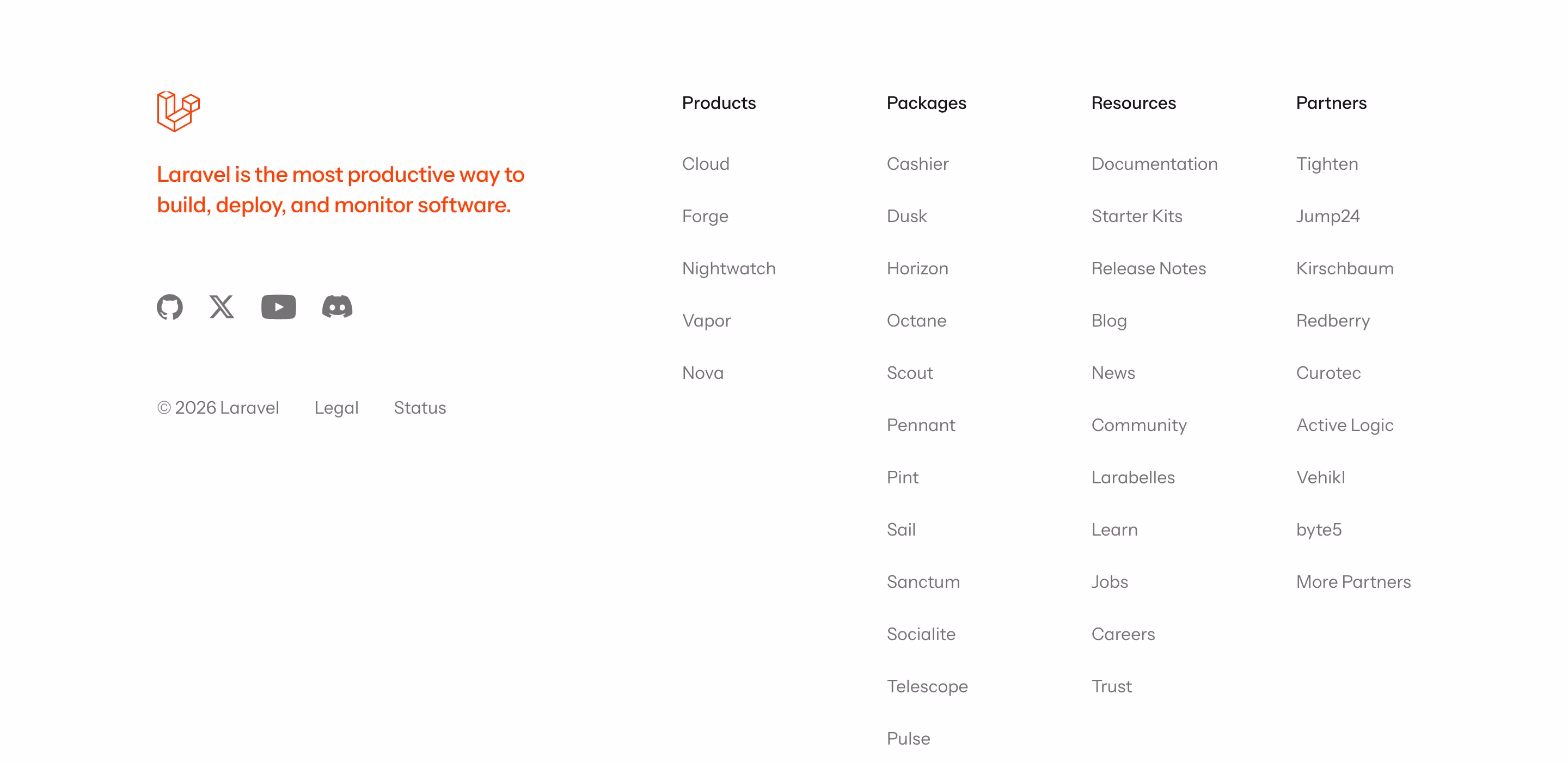 Inertiajs footer design — Engineering & Infrastructure