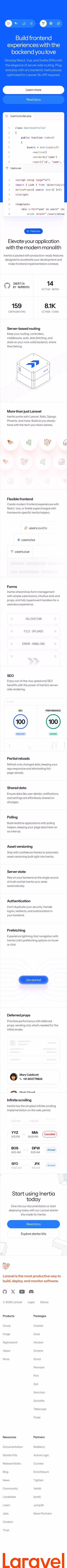 Inertiajs mobile design — Engineering & Infrastructure