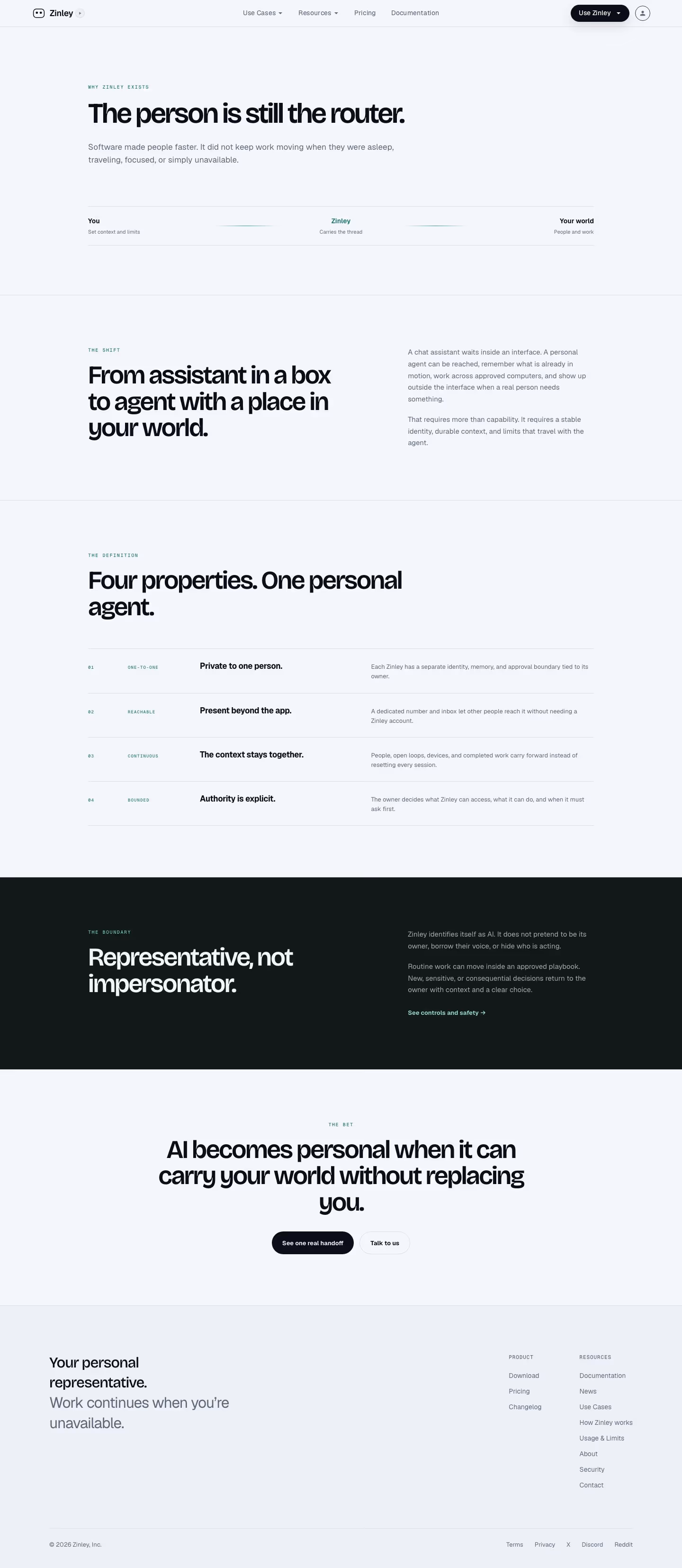 Zinley about us design — Productivity & Collaboration