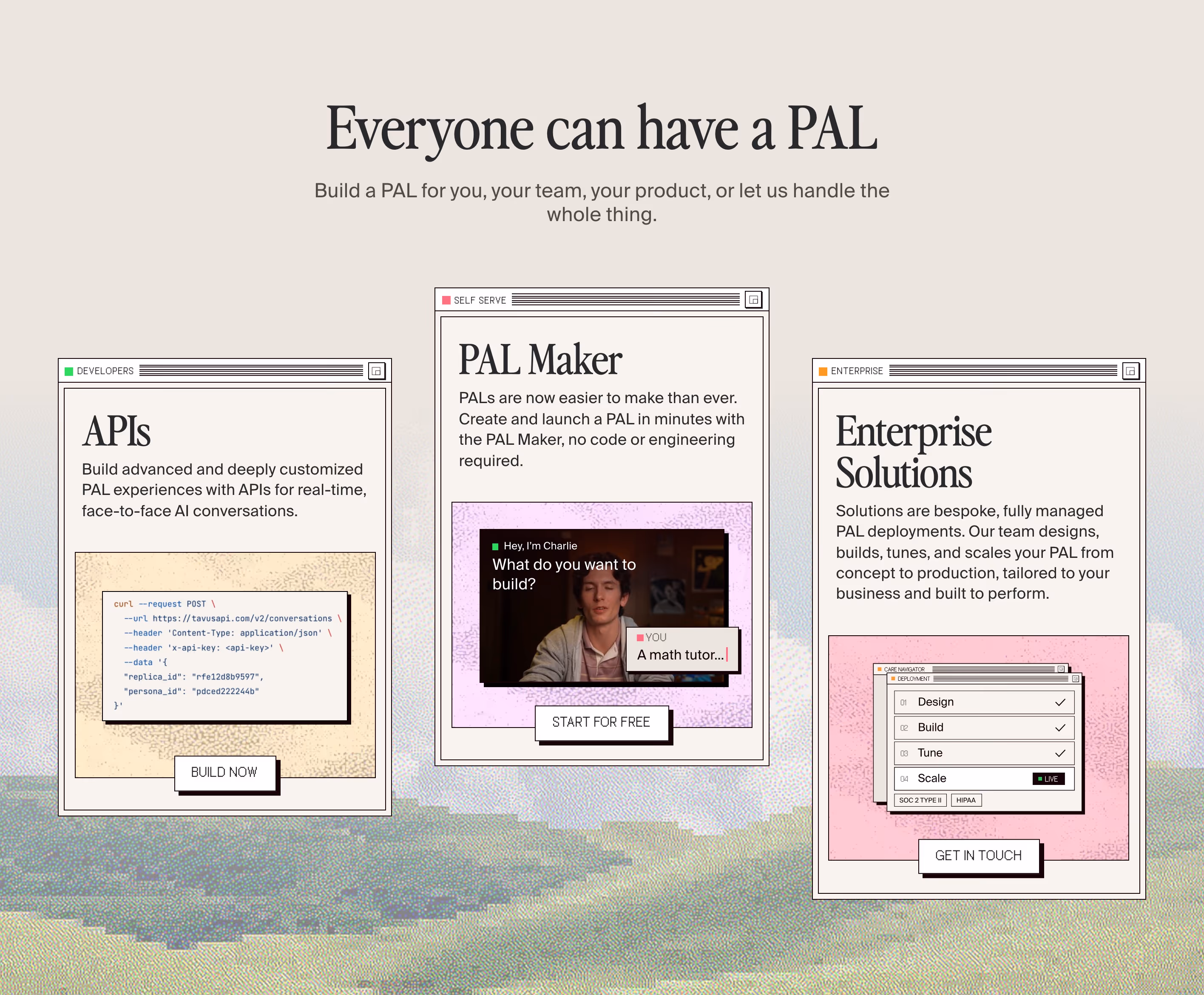 Tavus feature design — Design & Creative