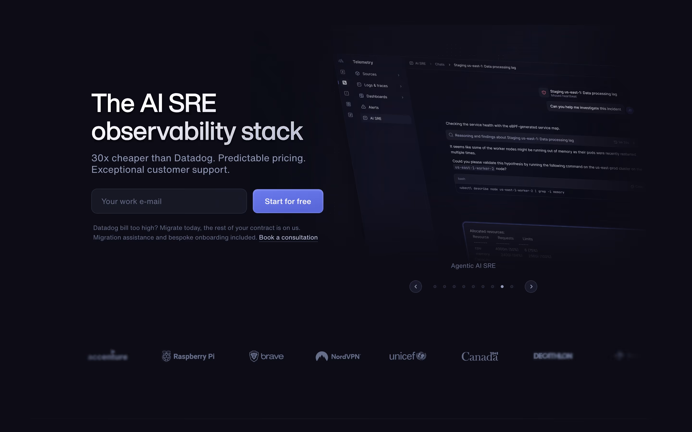 Betterstack hero design — Engineering & Infrastructure