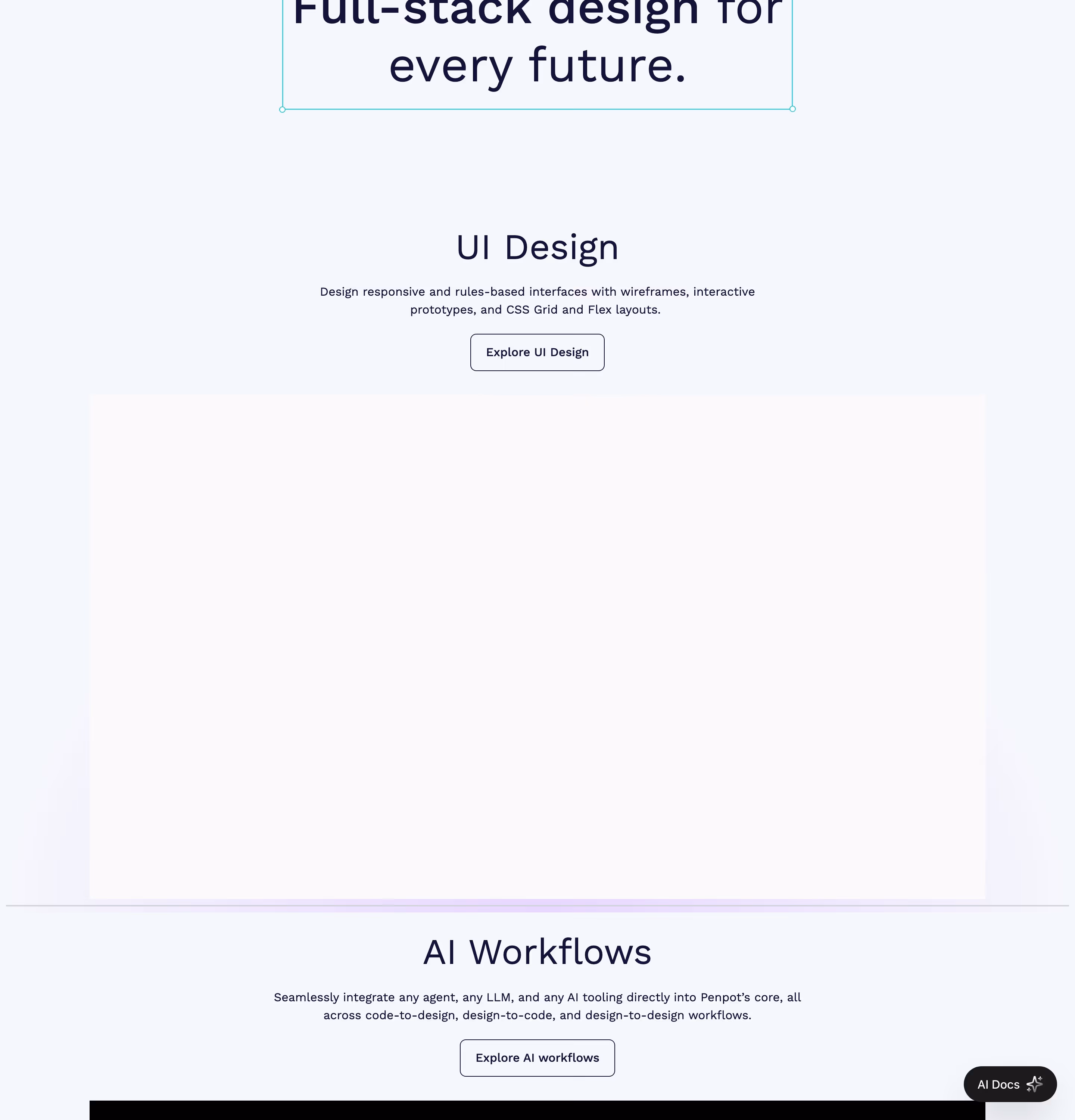 Penpot hero design — Design & Creative