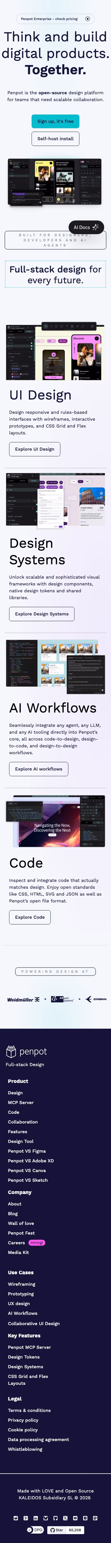 Penpot mobile design — Design & Creative