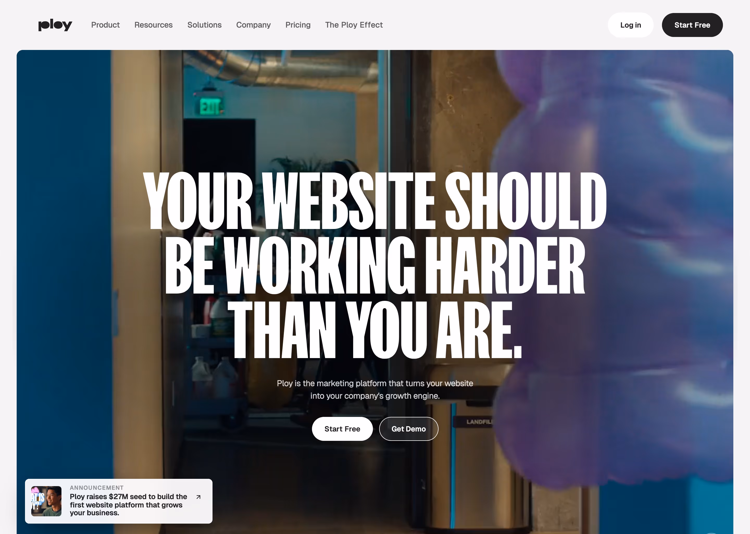 Ploy hero — Marketing
