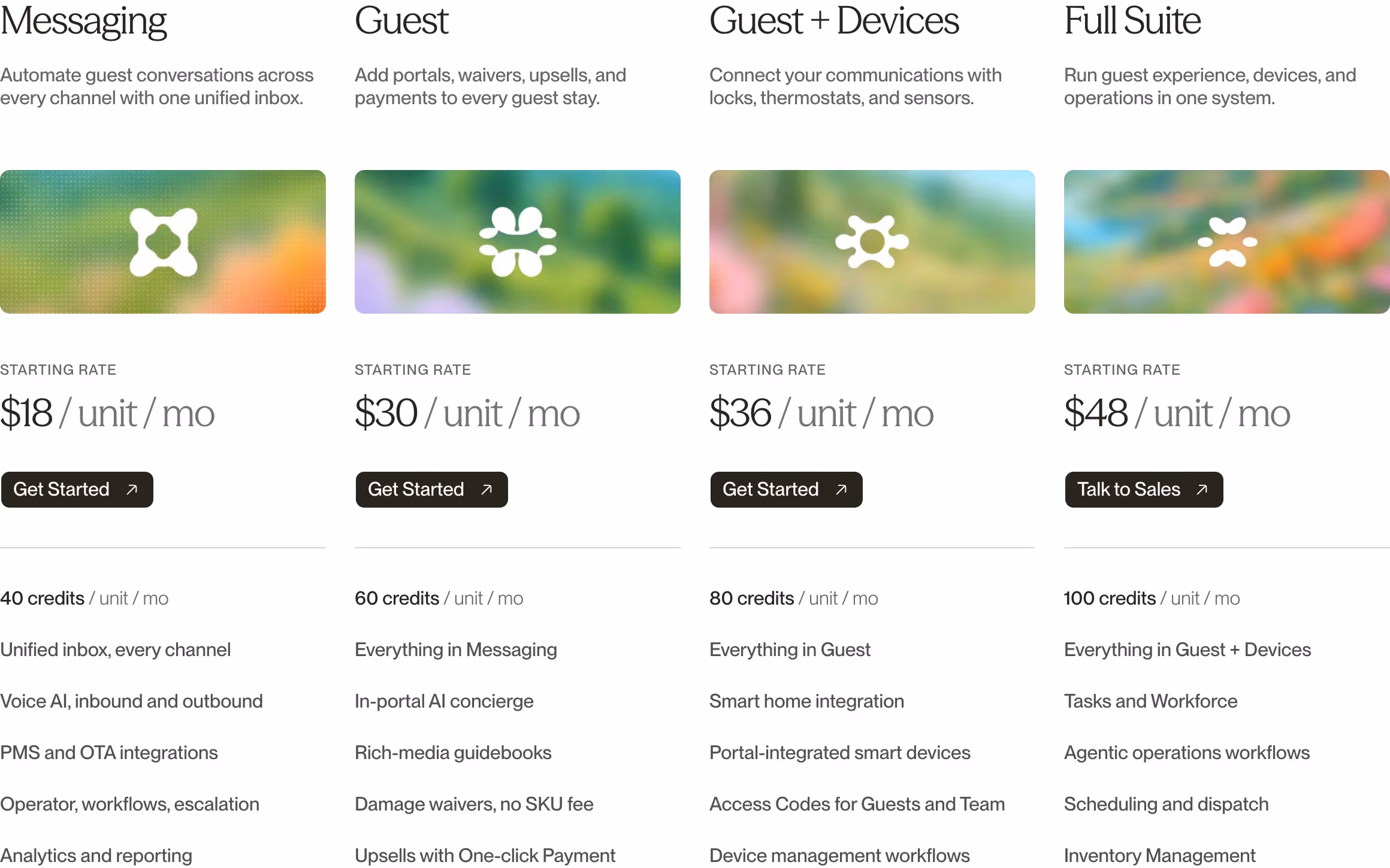 Conduit Pricing section design