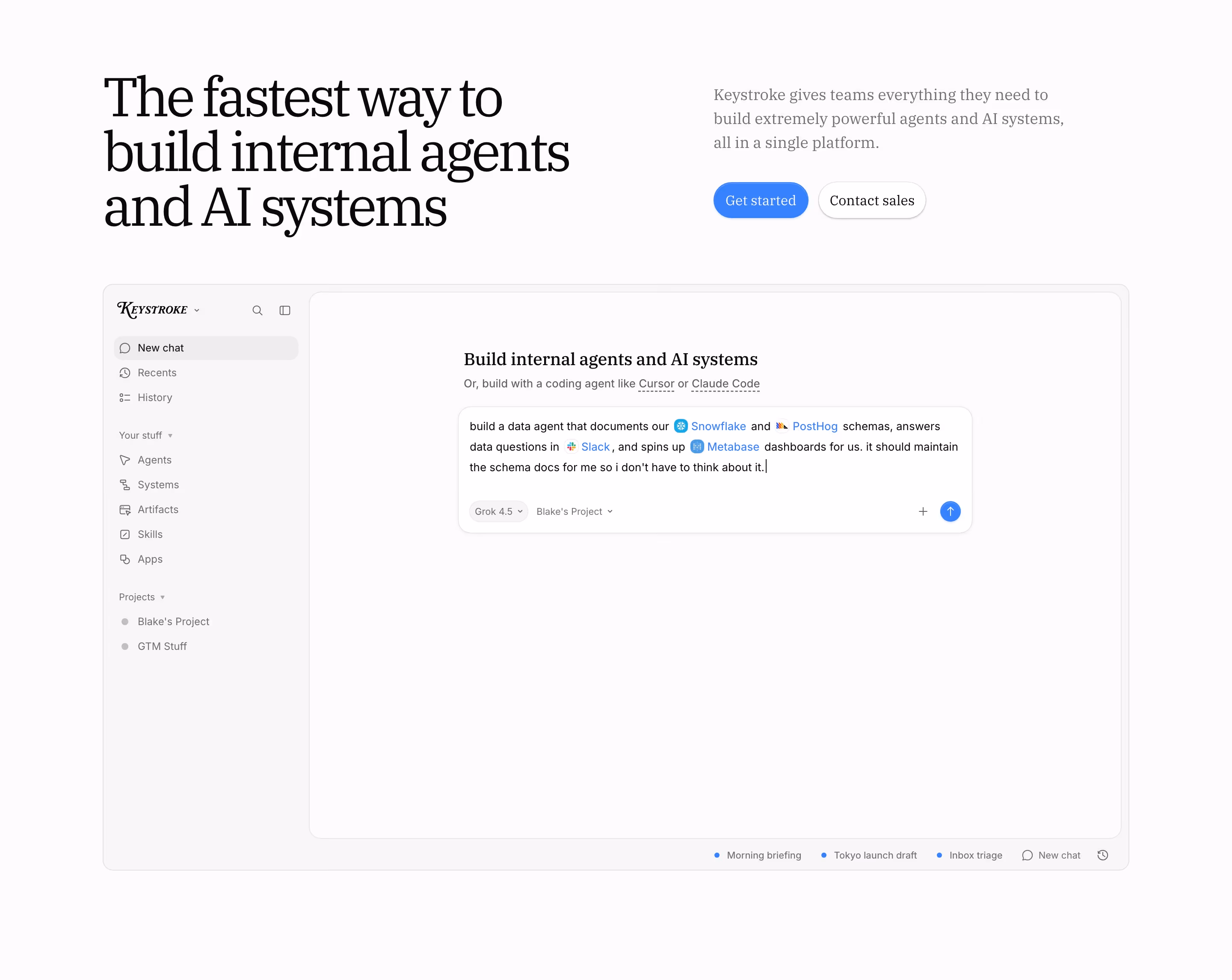 Keystroke hero design — Productivity & Collaboration