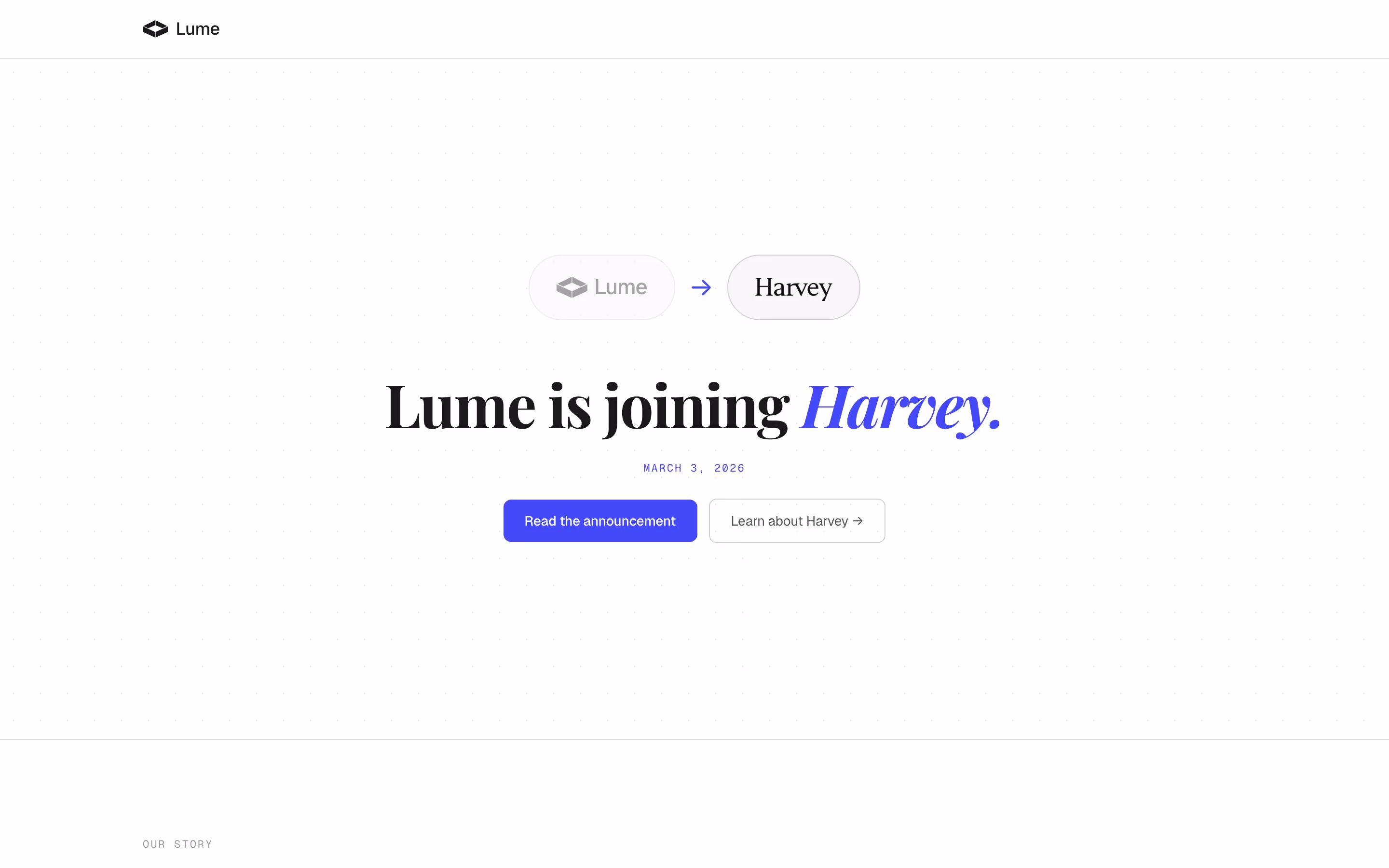 Lume hero design — Engineering & Infrastructure