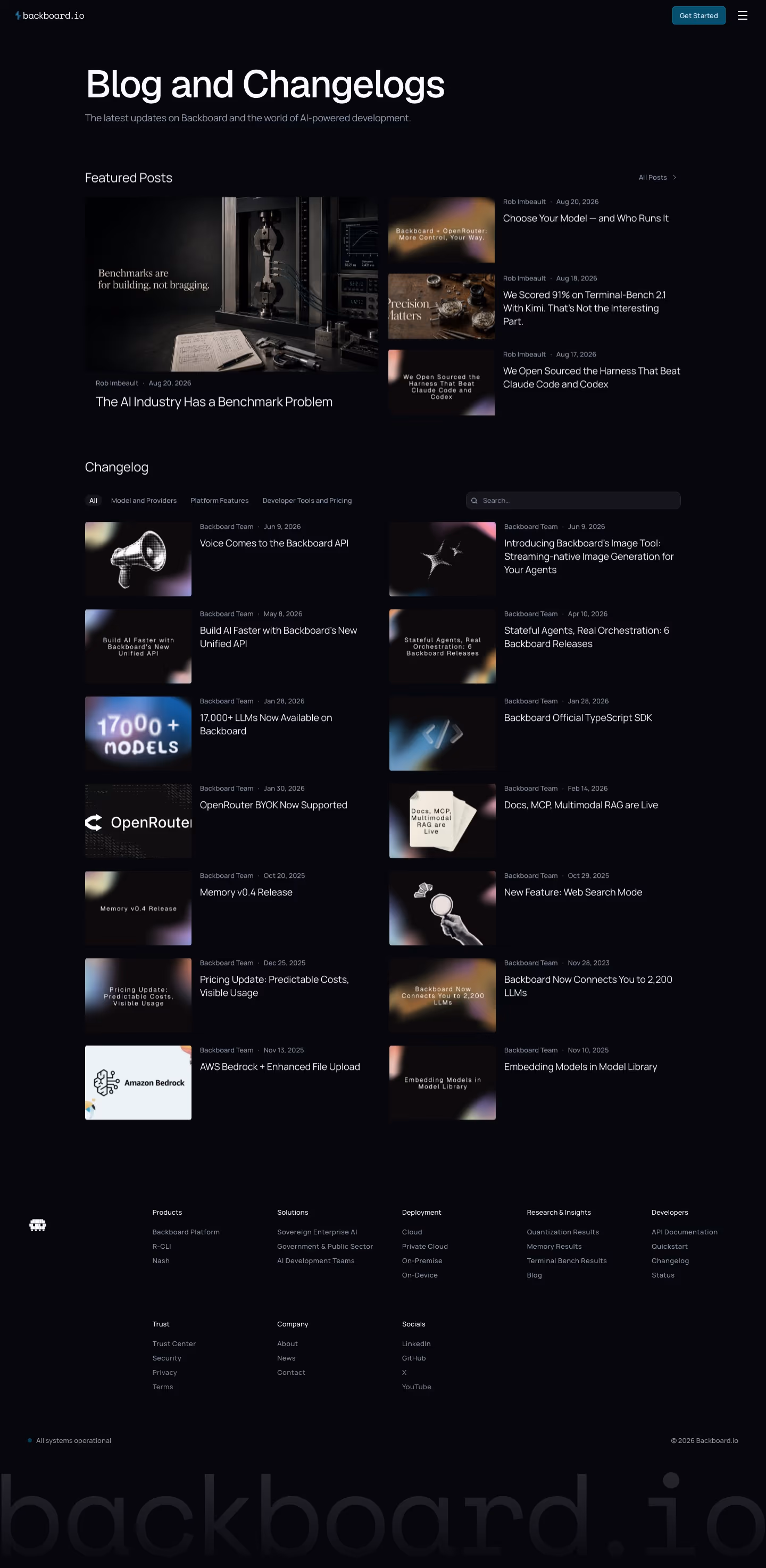 Backboard blog page design — Engineering & Infrastructure