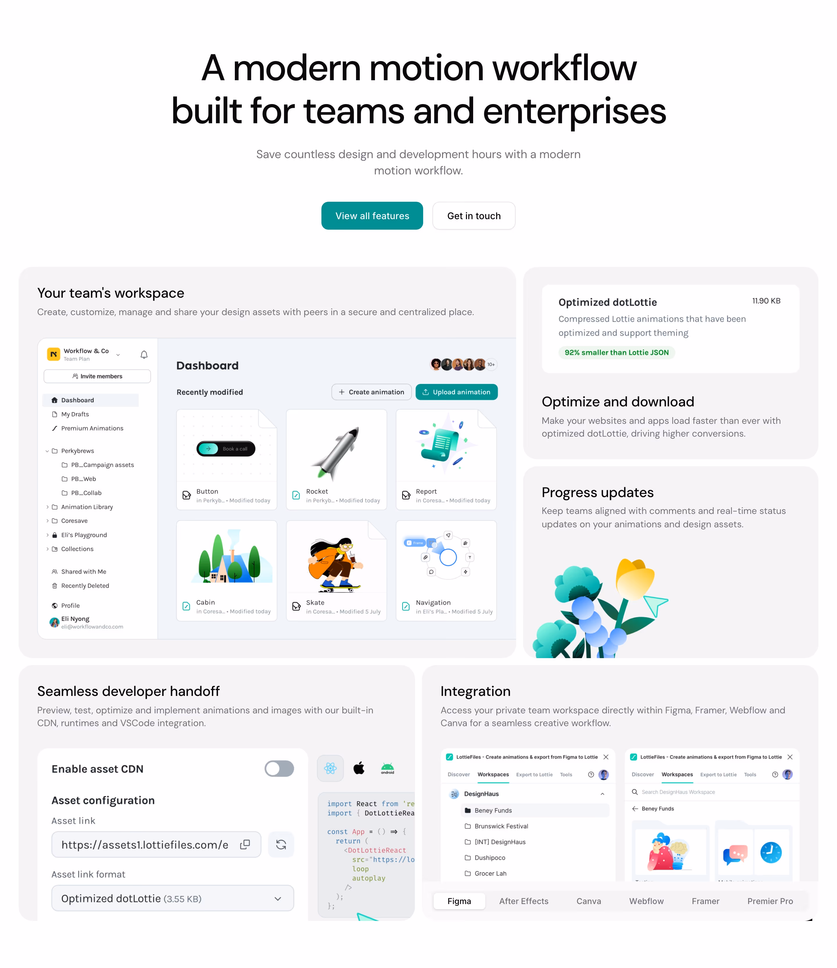 Lottiefiles feature design — Design & Creative