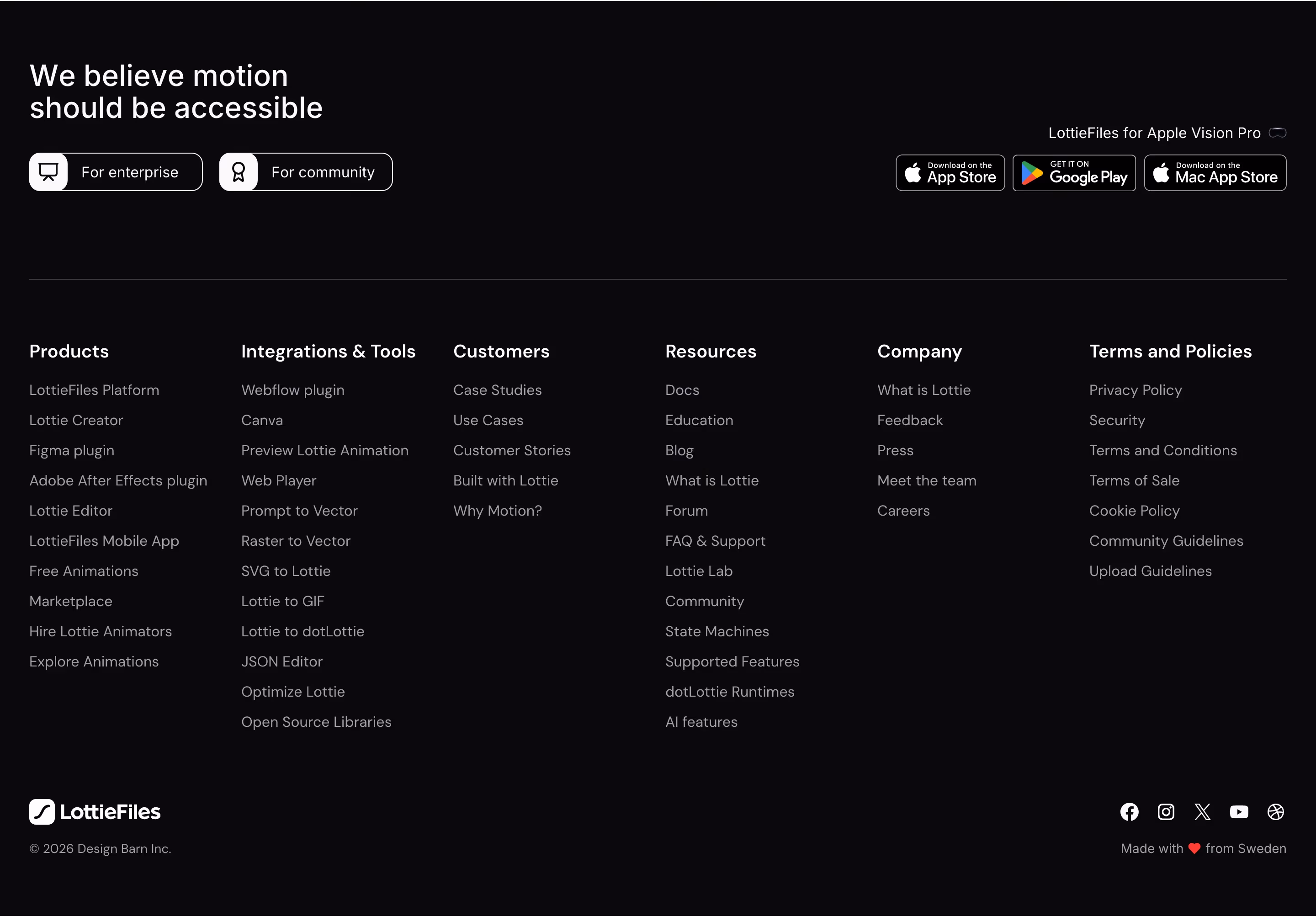 Lottiefiles footer design — Design & Creative