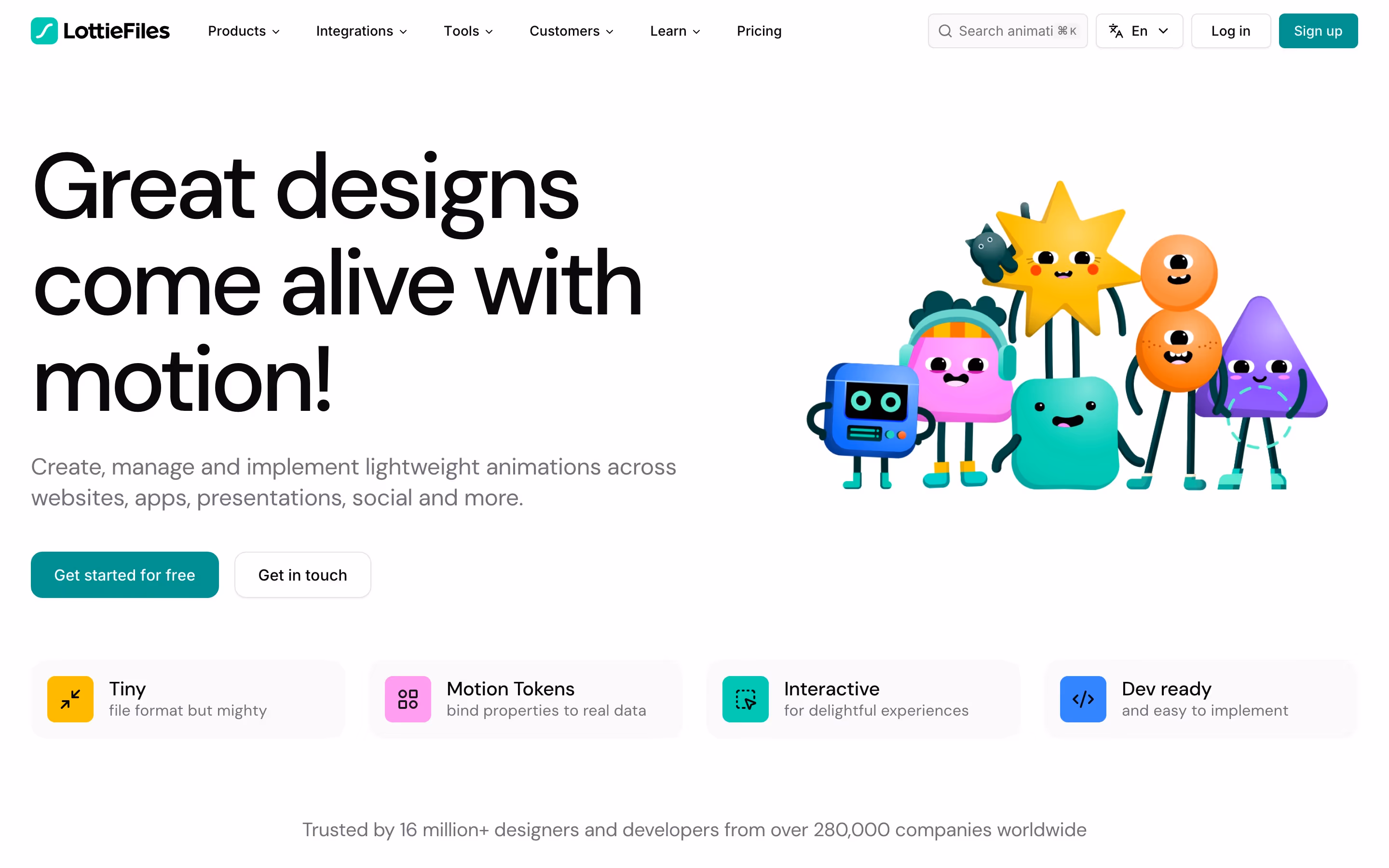 Lottiefiles hero design — Design & Creative