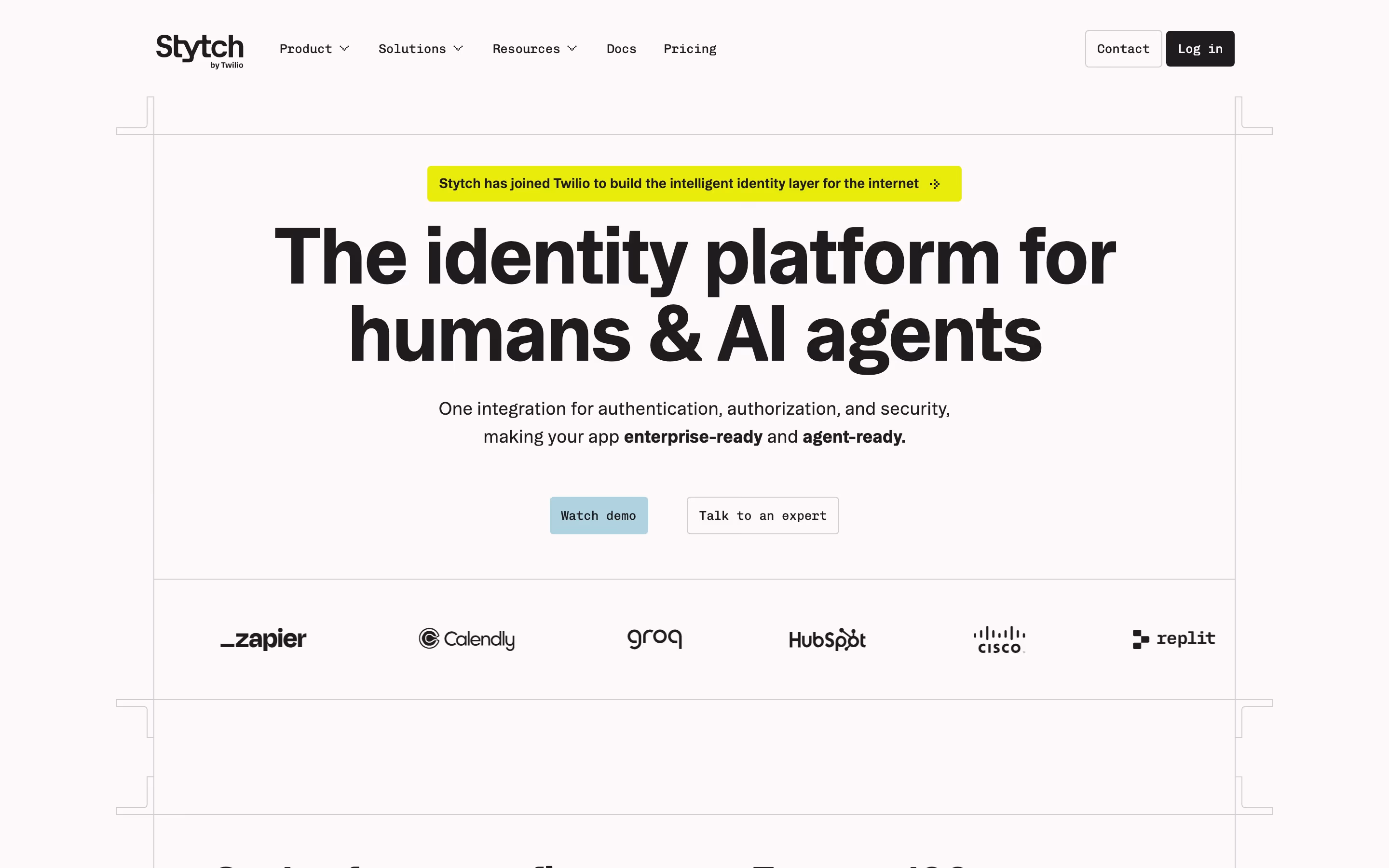 Stytch hero design — Security