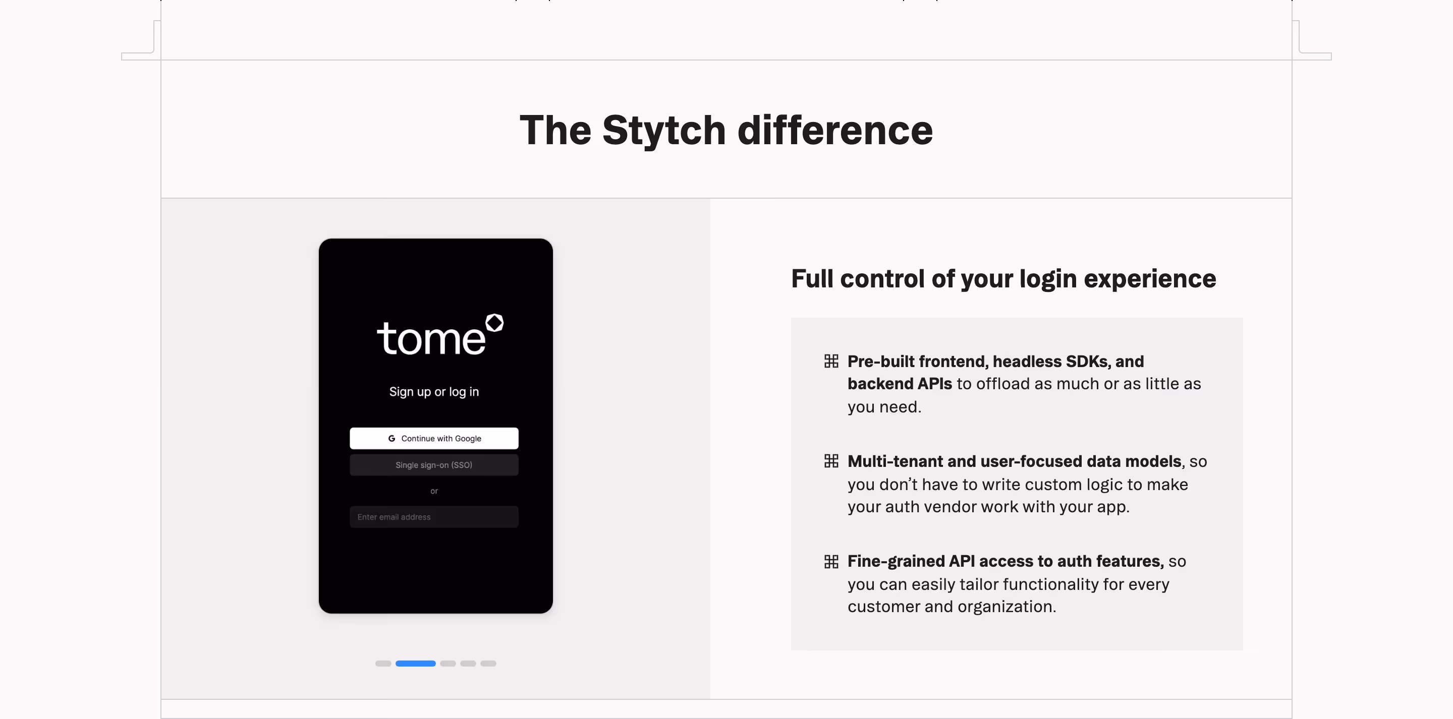 Stytch why choose us design — Security