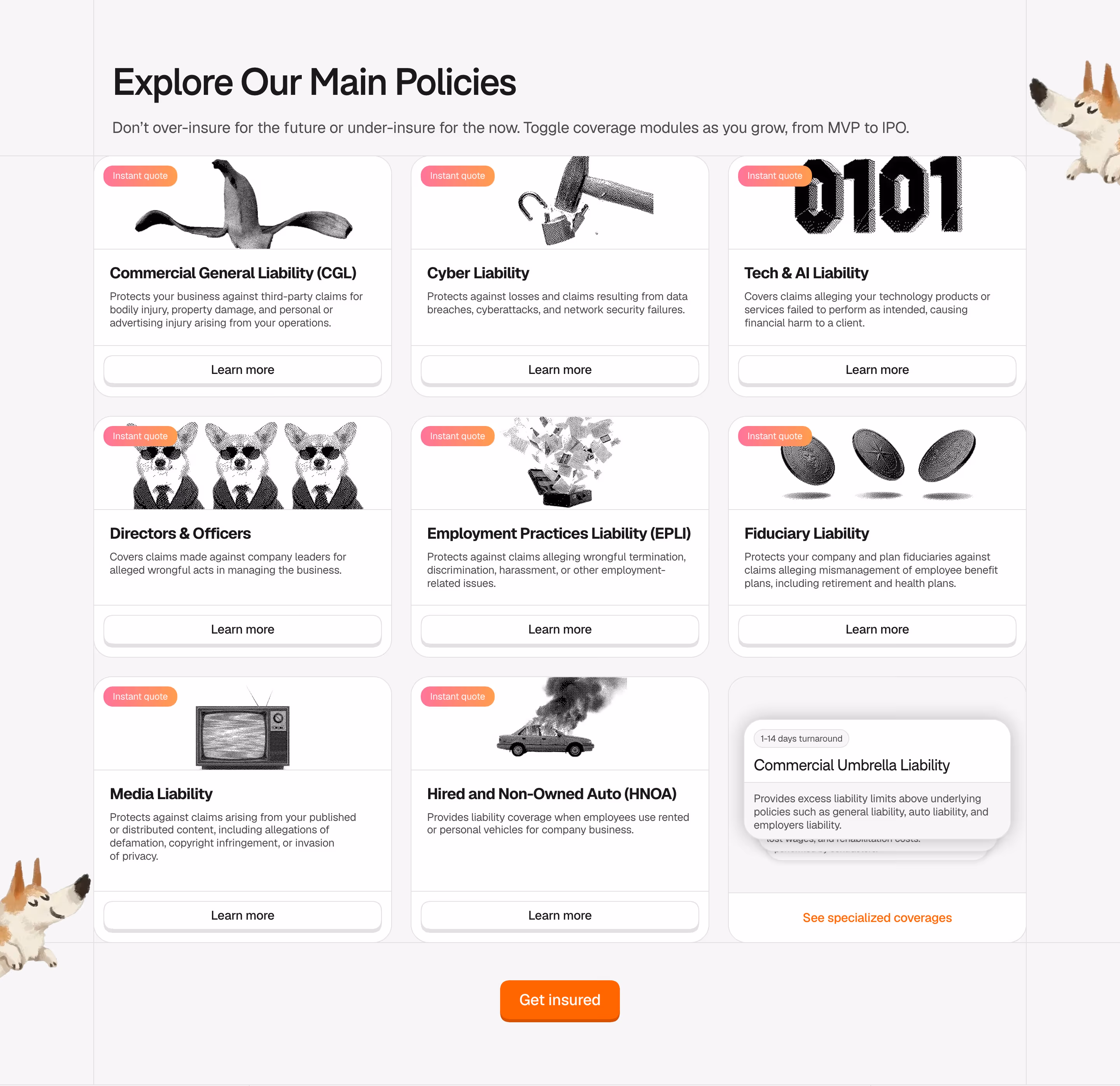 Corgi feature design — Finance & Commerce