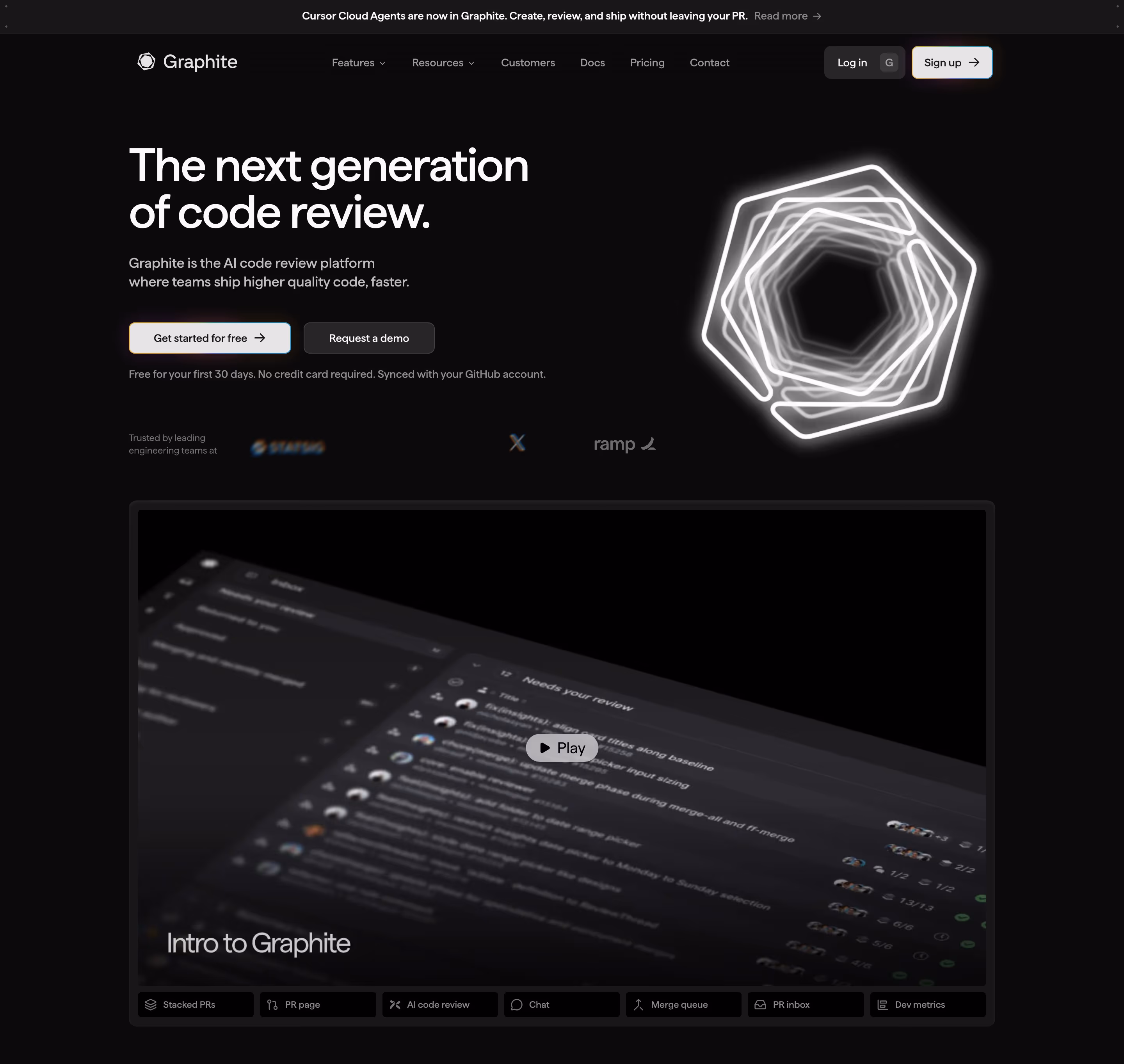 Graphite hero — Engineering & Infrastructure