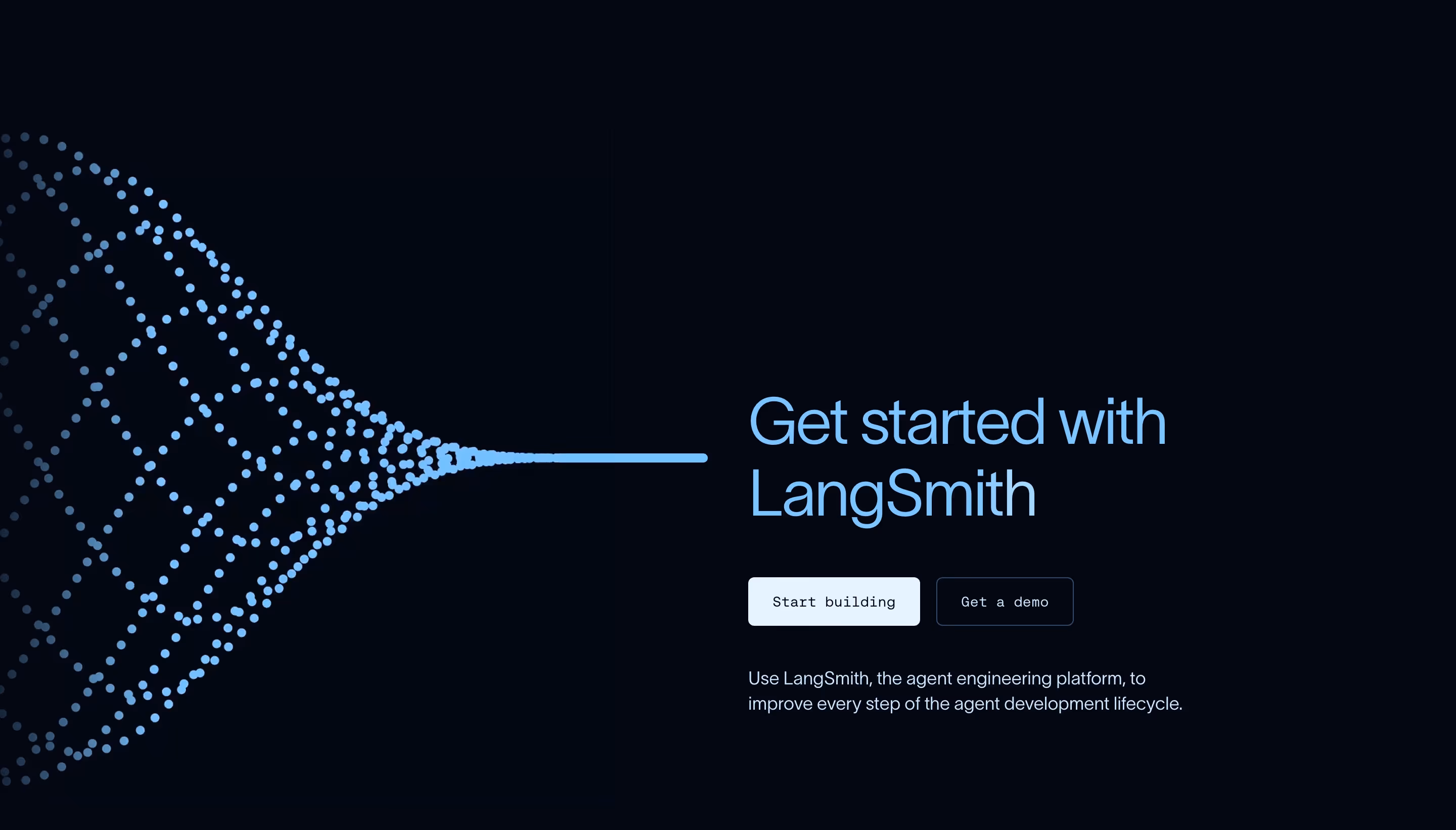 Langchain CTAs section design