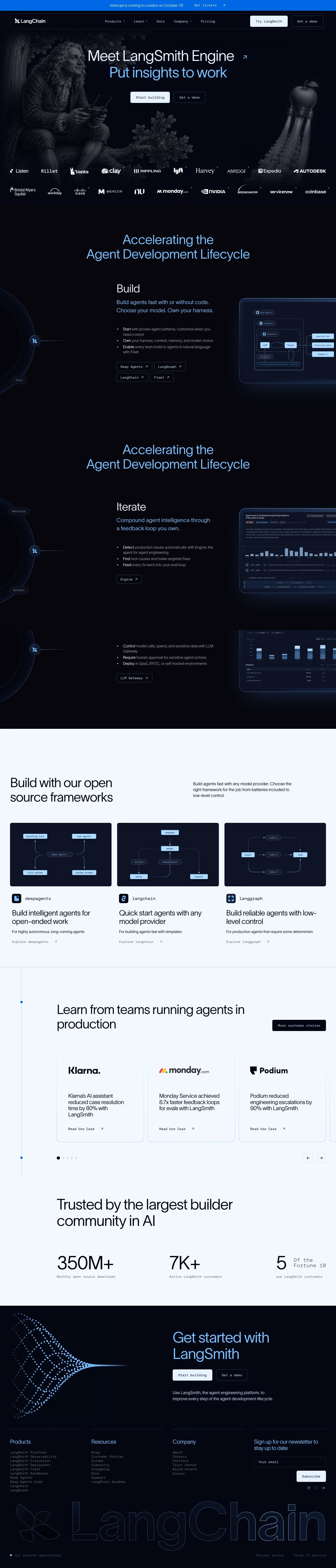 Langchain full landing page screenshot (desktop)