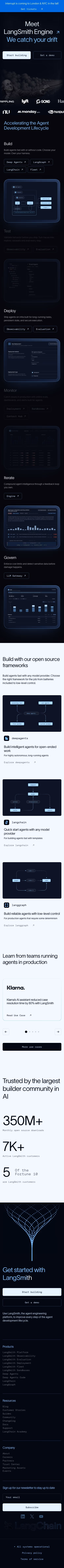 Langchain mobile design — Engineering & Infrastructure