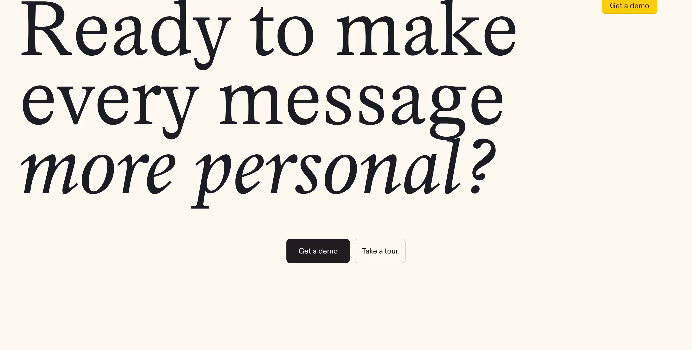 Attentive cta design — Marketing