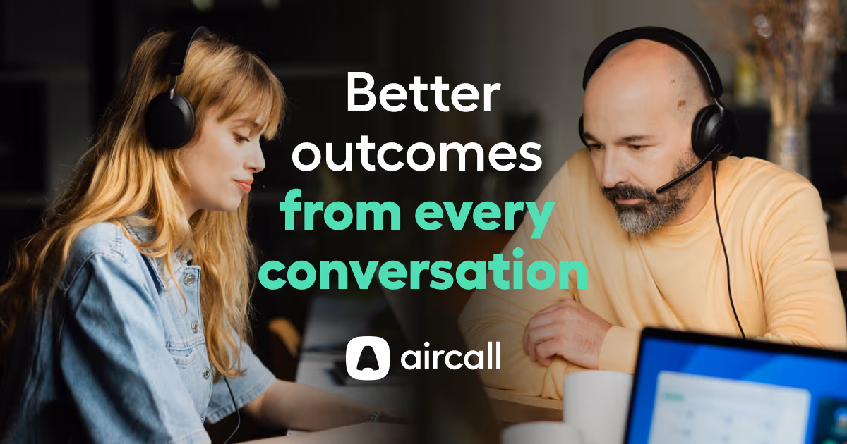 Aircall og image design — Sales & Support