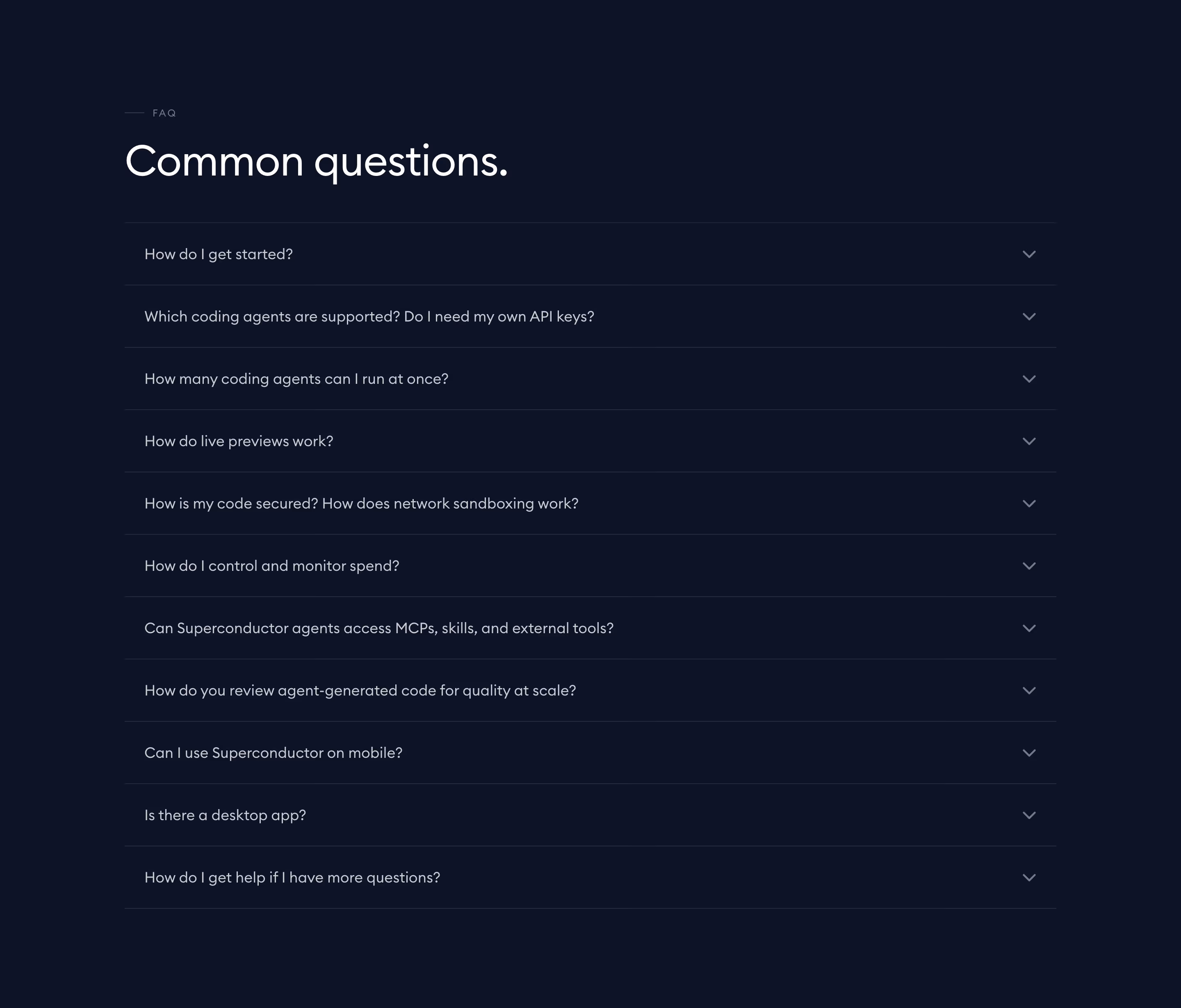 Superconductor faq design — Engineering & Infrastructure