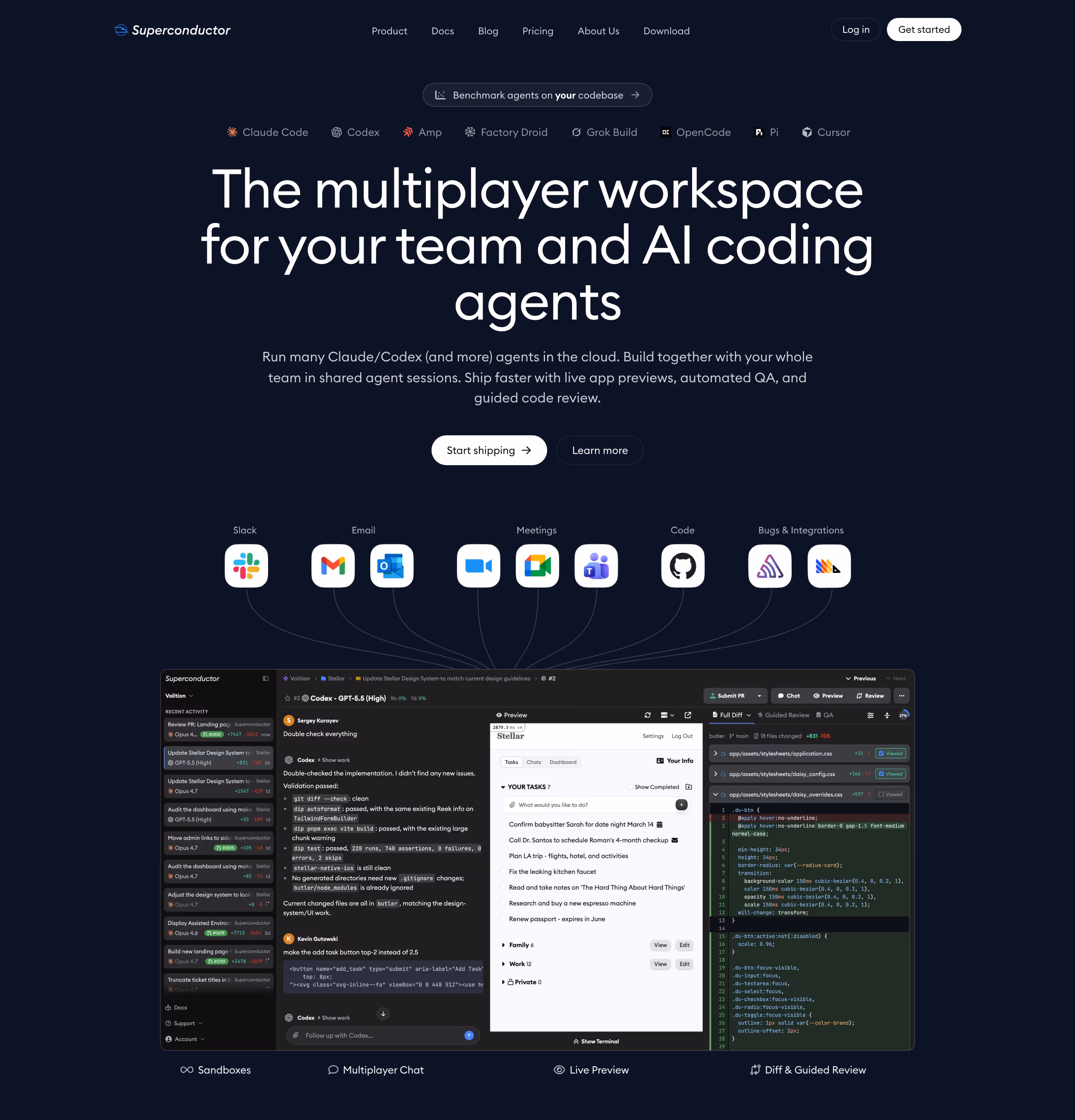 Superconductor hero design — Engineering & Infrastructure
