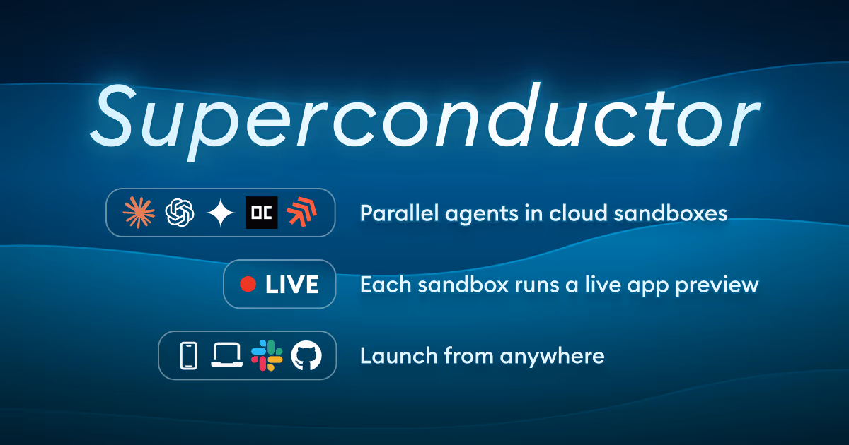 Superconductor og image design — Engineering & Infrastructure