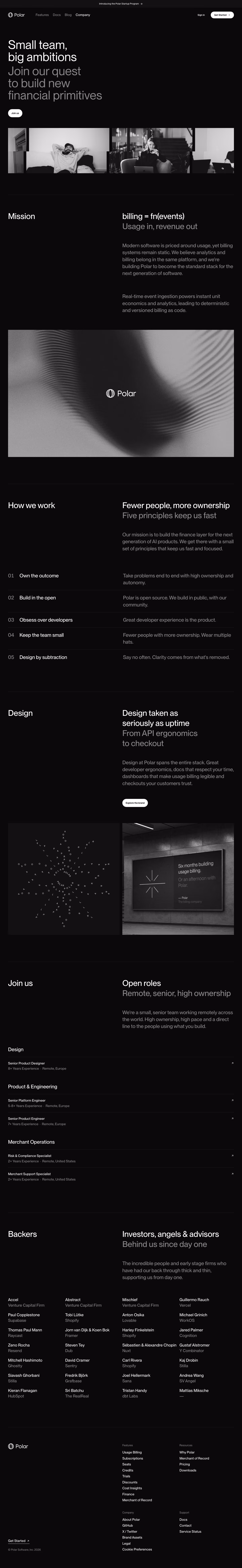 Polar about-us — Finance & Commerce