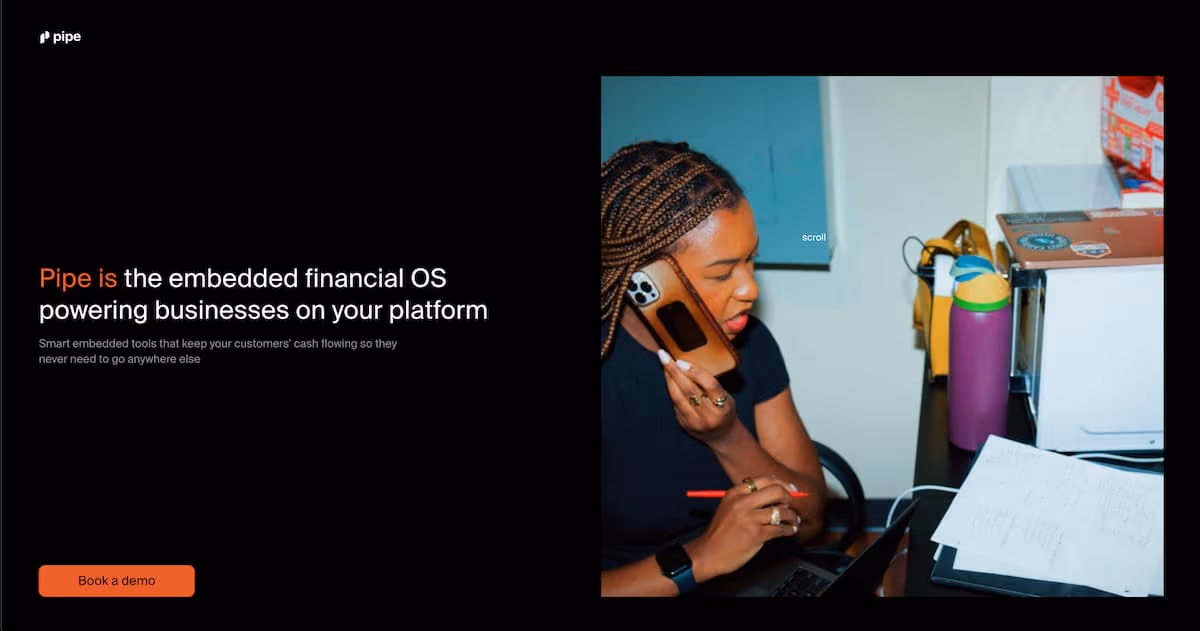 Pipe og image design — Finance & Commerce