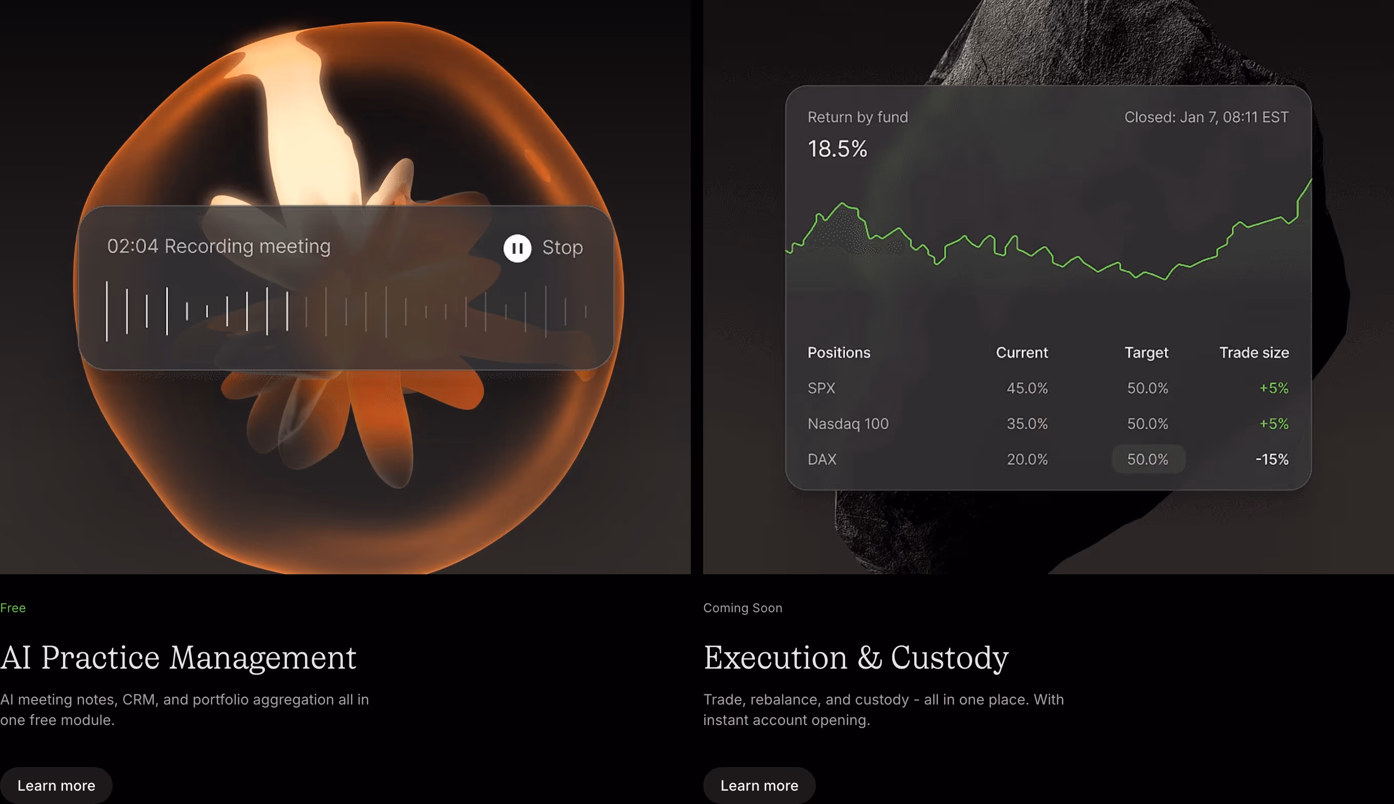 Obsidianos feature design — Finance & Commerce