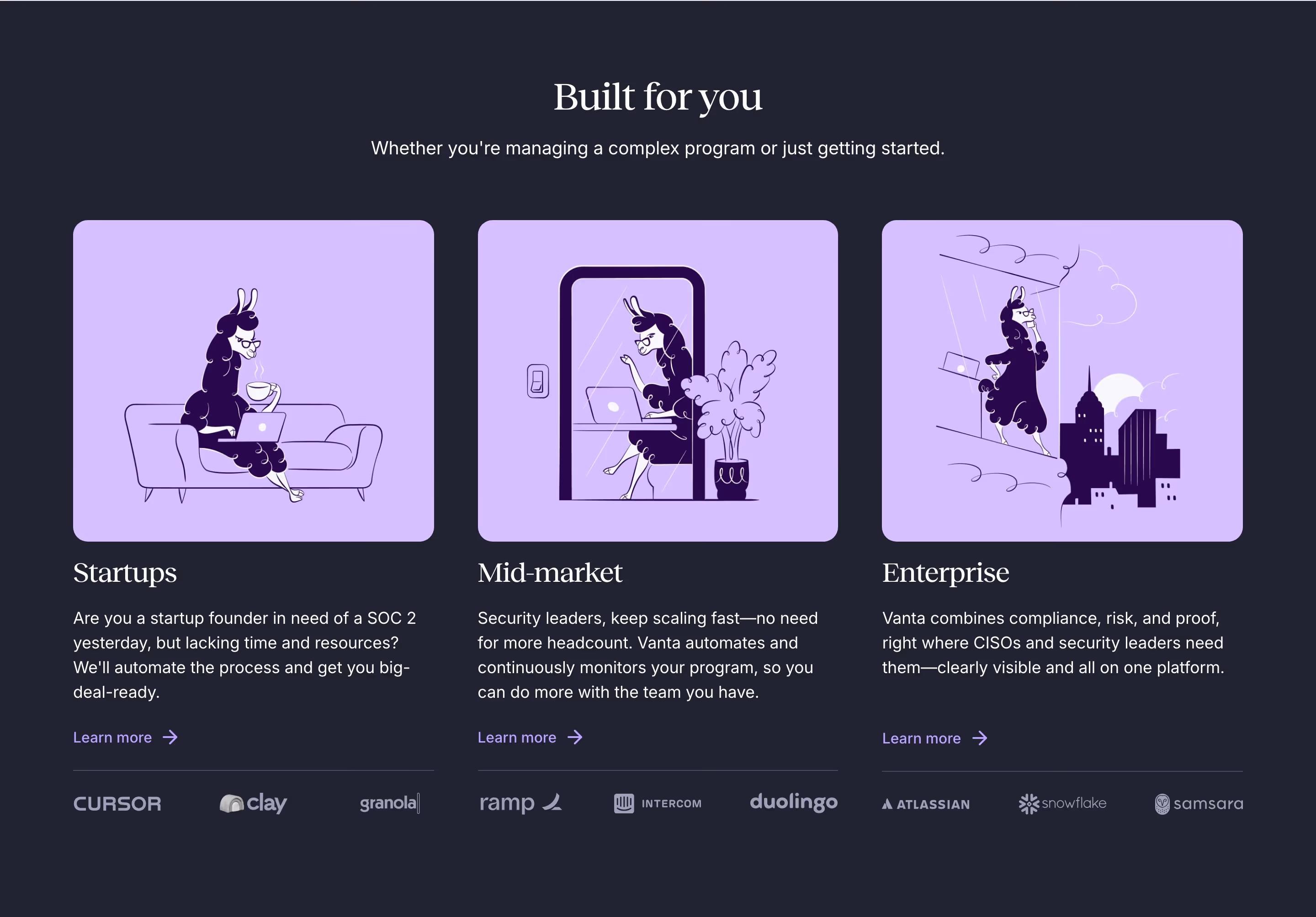 Vanta feature design — Security