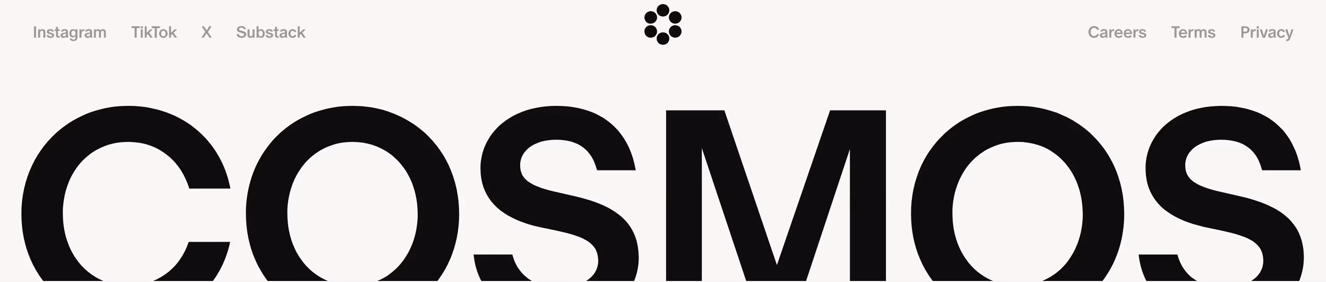 Cosmos footer design — Design & Creative