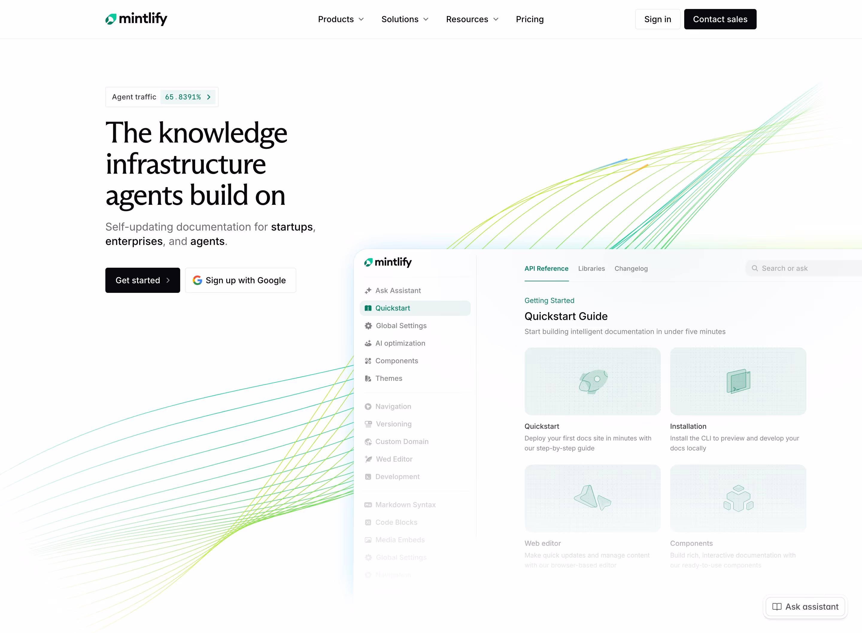 Mintlify hero design — Engineering & Infrastructure