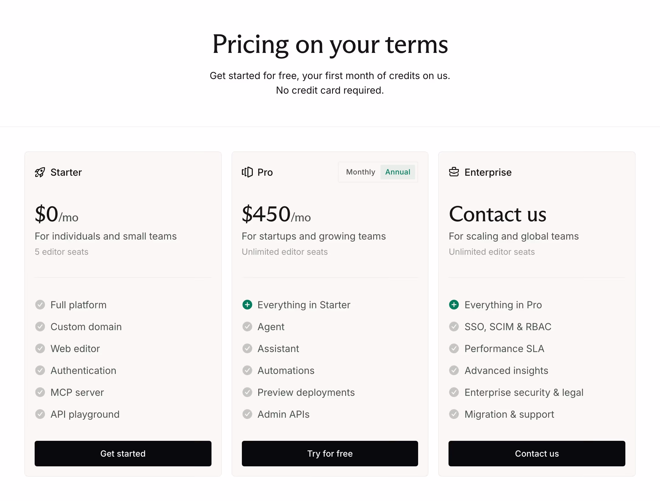 Mintlify pricing design — Engineering & Infrastructure