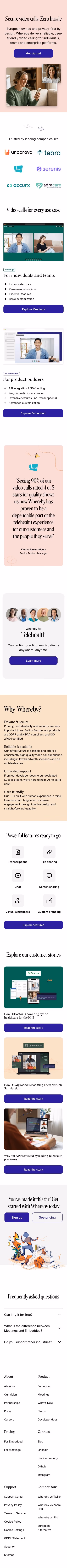 Whereby mobile design — Engineering & Infrastructure