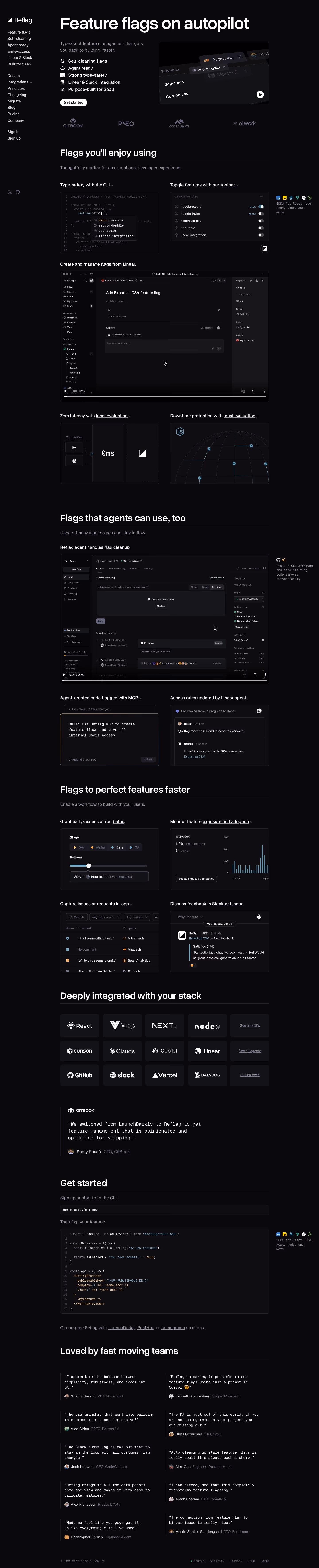 Bucket landing page design — Engineering & Infrastructure