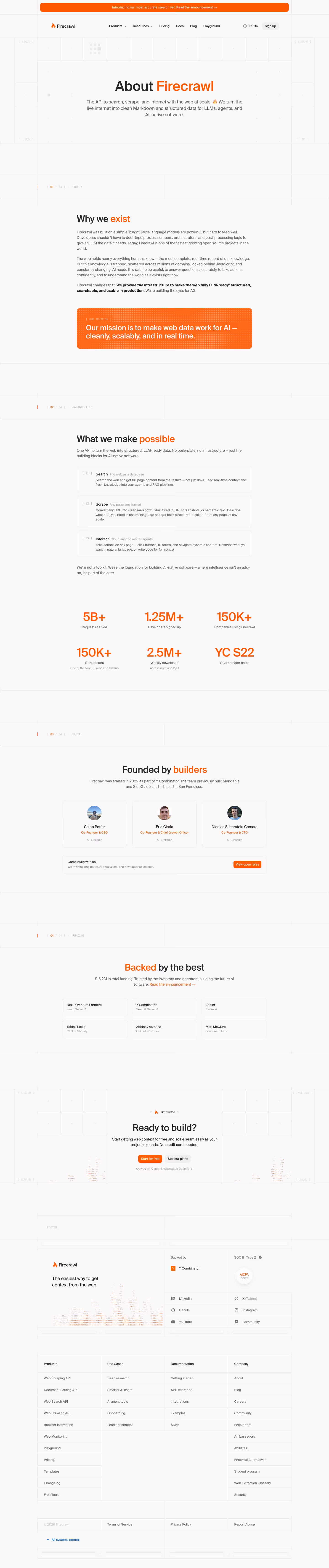 Firecrawl about-us — Engineering & Infrastructure