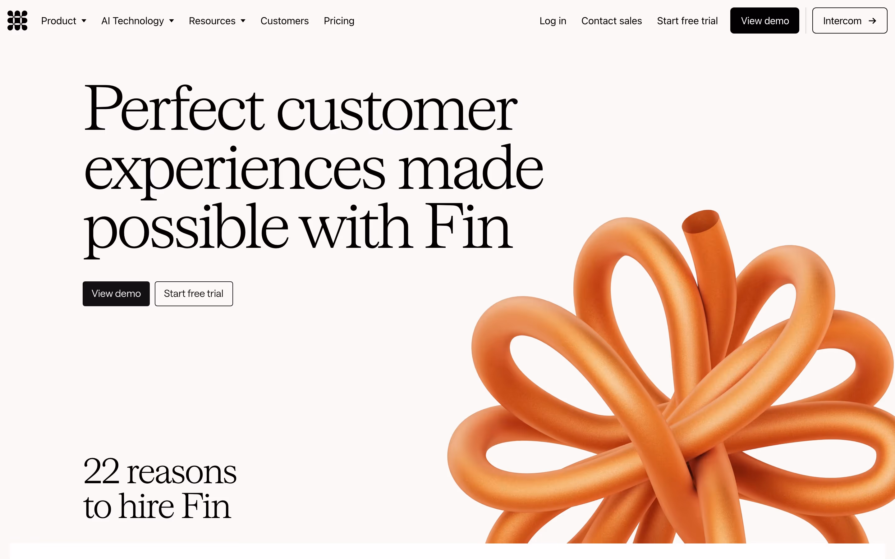 Fin hero design — Sales & Support