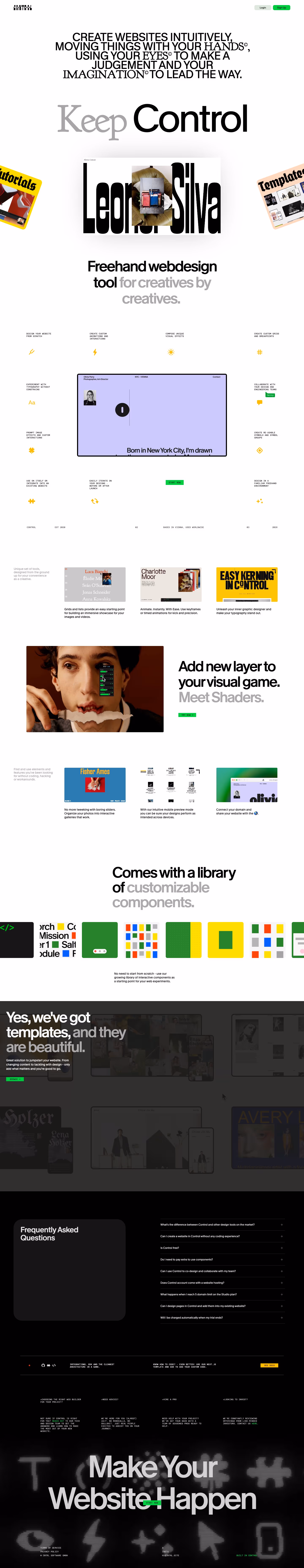 Cntrl full landing page screenshot (desktop)