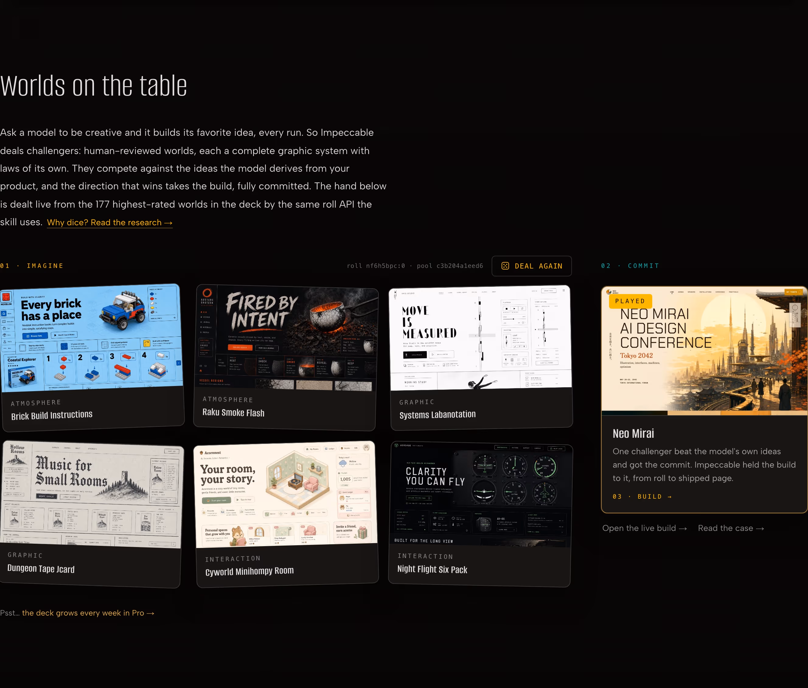 Impeccable feature design — Engineering & Infrastructure