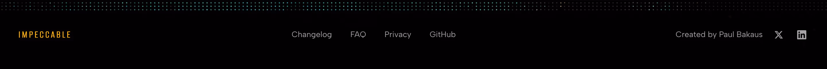 Impeccable footer design — Engineering & Infrastructure
