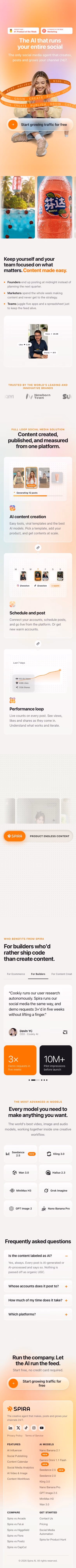 Spira mobile design — Marketing