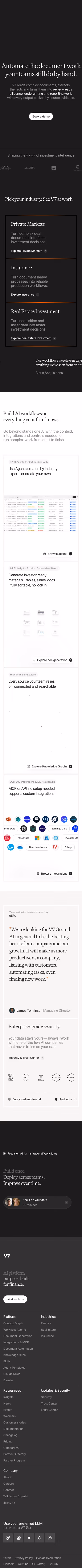 V7labs mobile design — Finance & Commerce